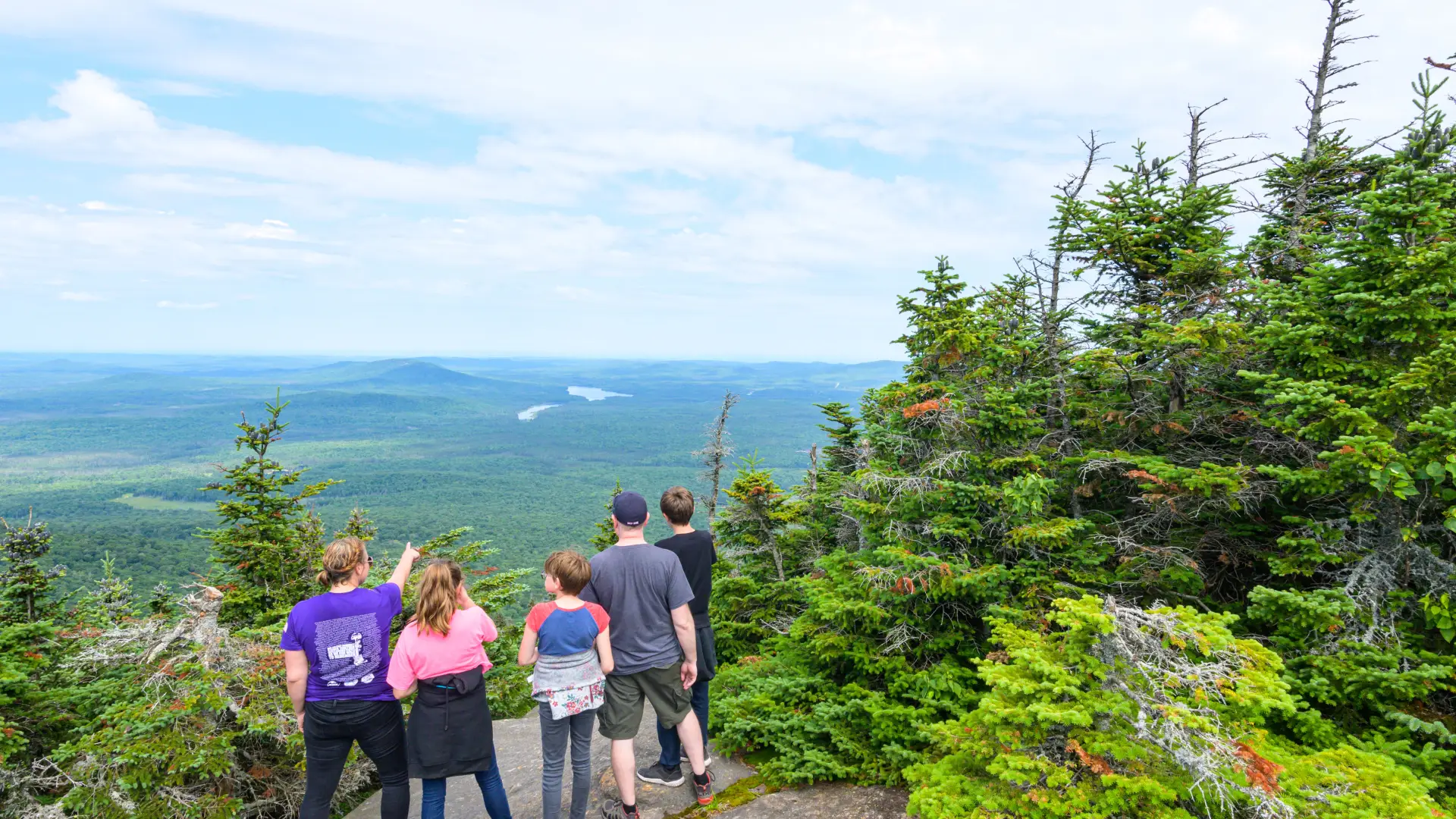 Debar Mountain is a hike near a popular lake and campground.