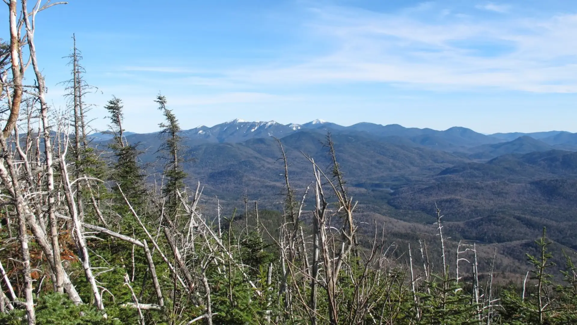 An extensive mountain view