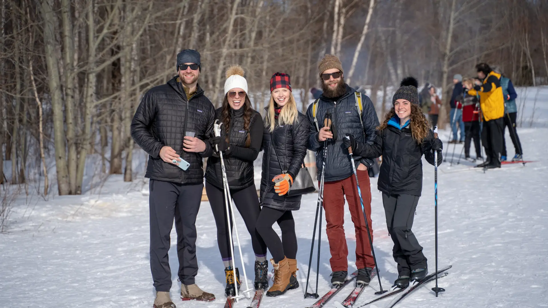 Group of skiiers 