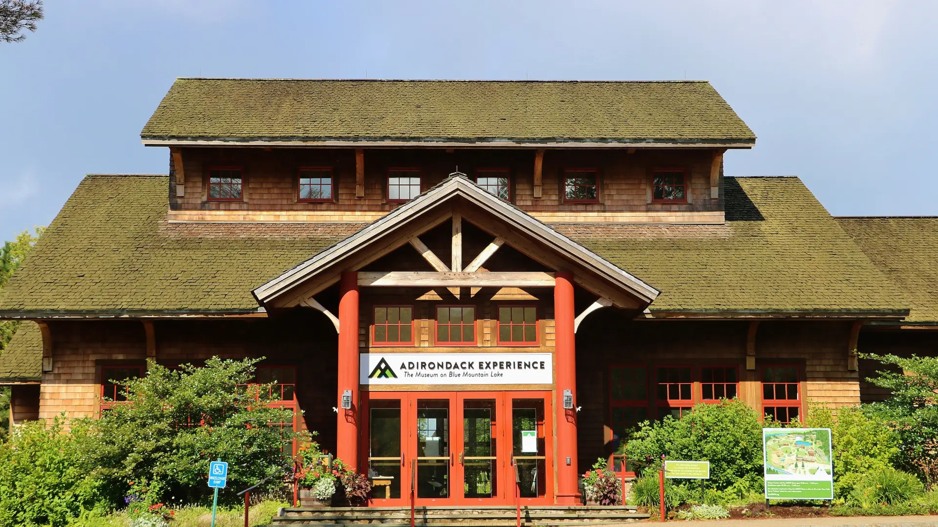 Front of museum