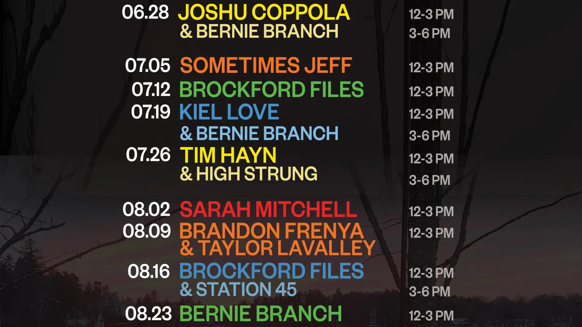Line-up