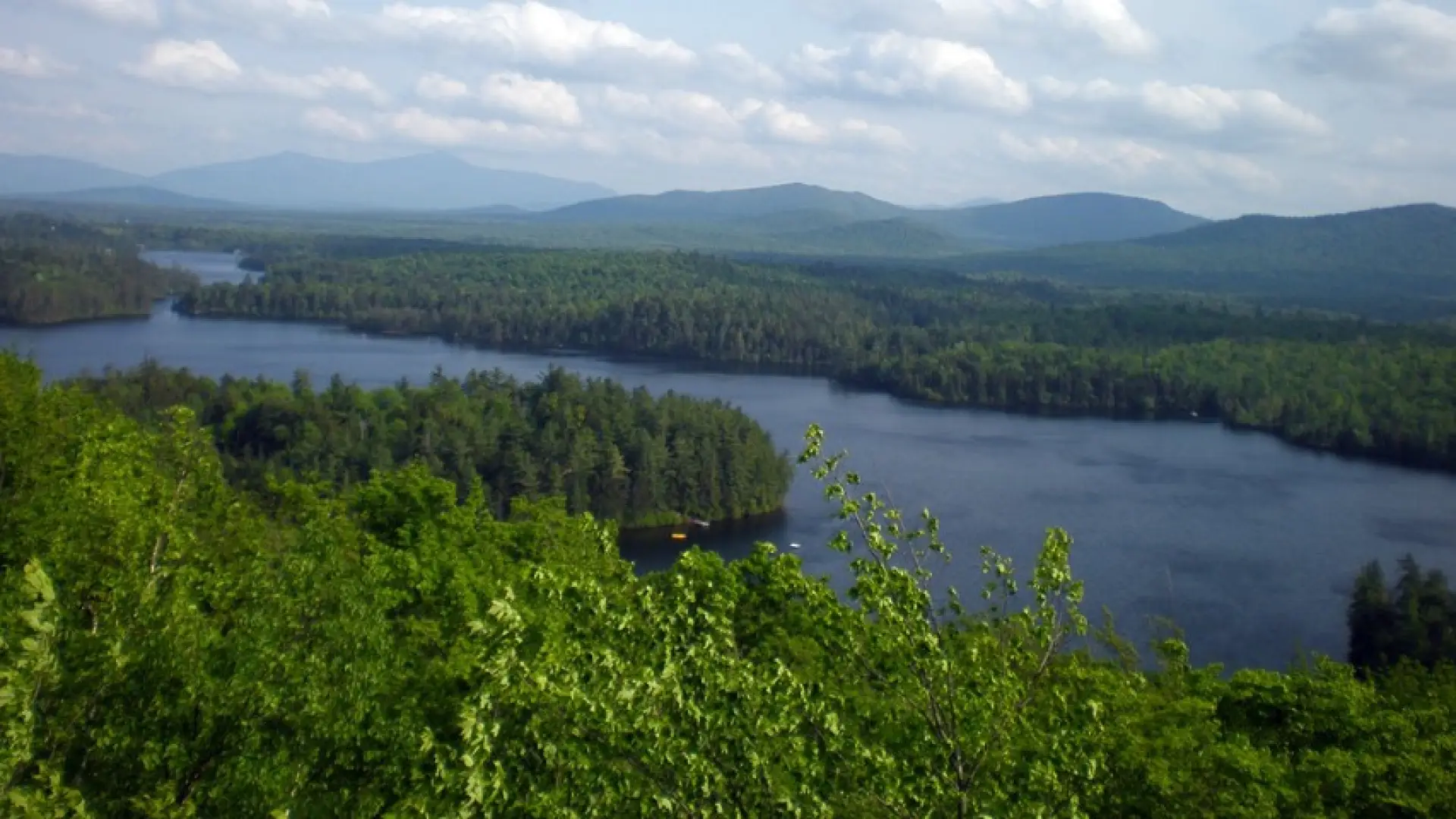The views of Loon Lake from Loon Lake Mountain