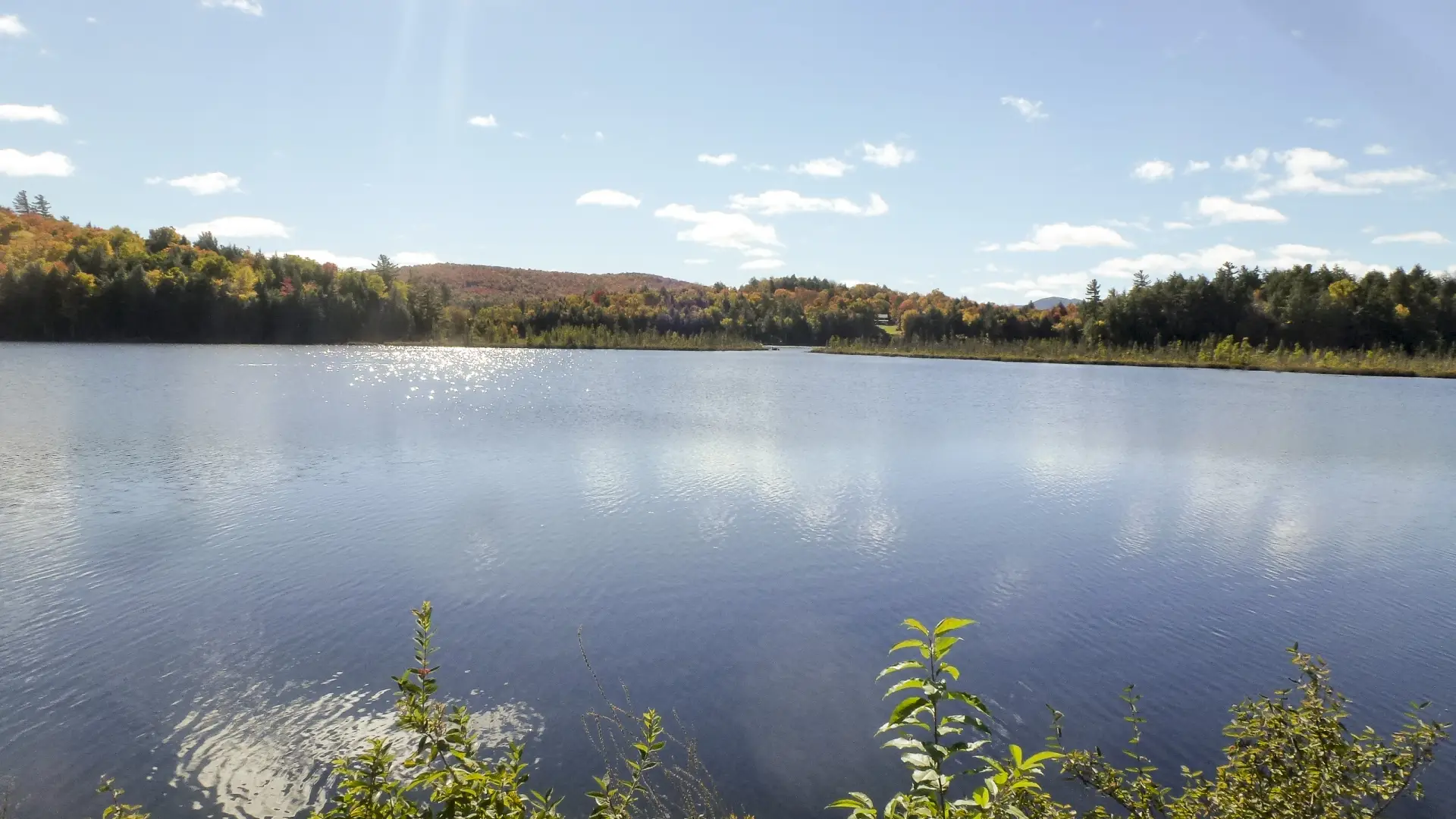 Lake Clear has much shoreline to explore.