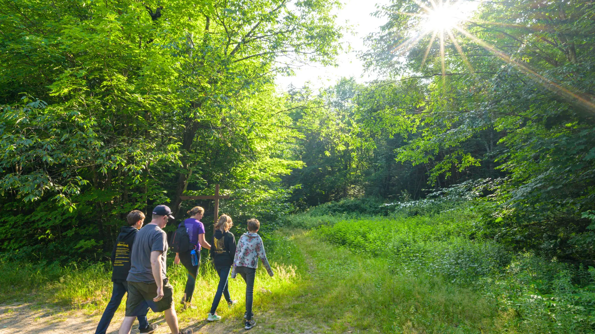 The first leg of the hiking trail is suitable for all skill levels.