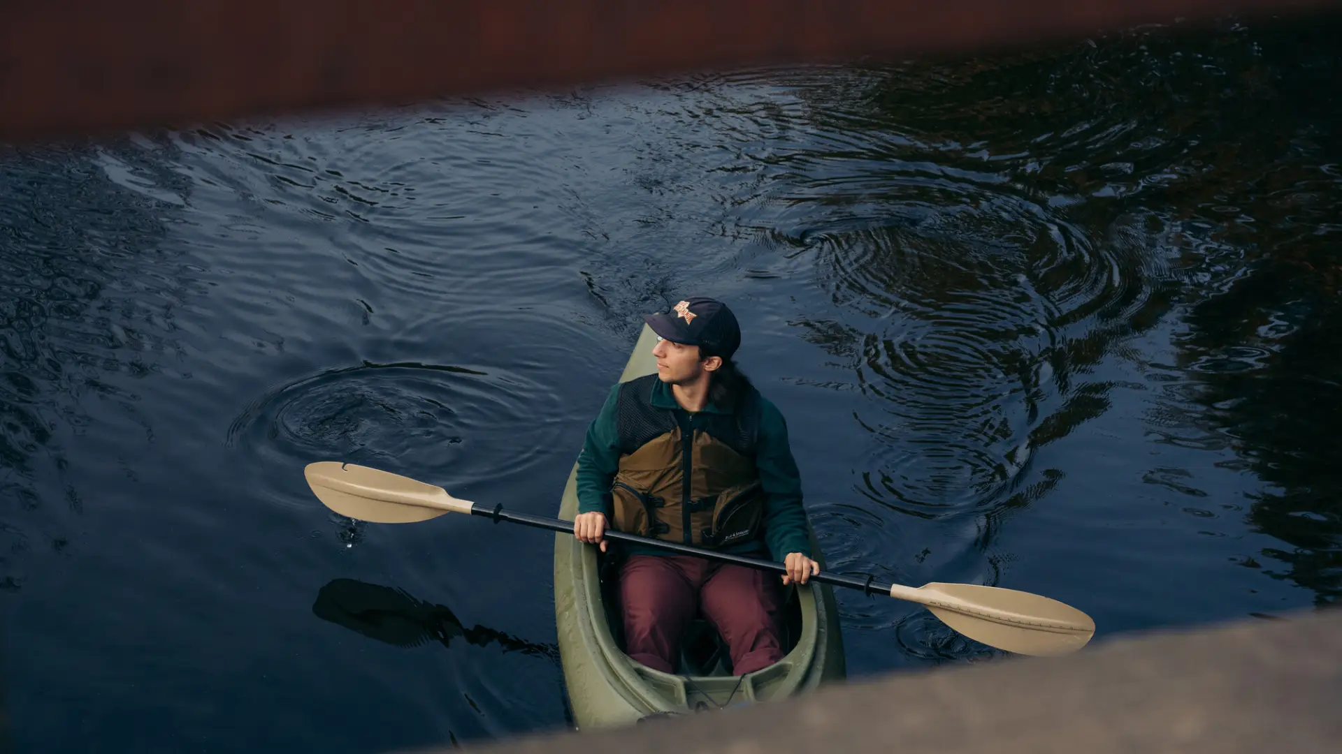 Troy paddling