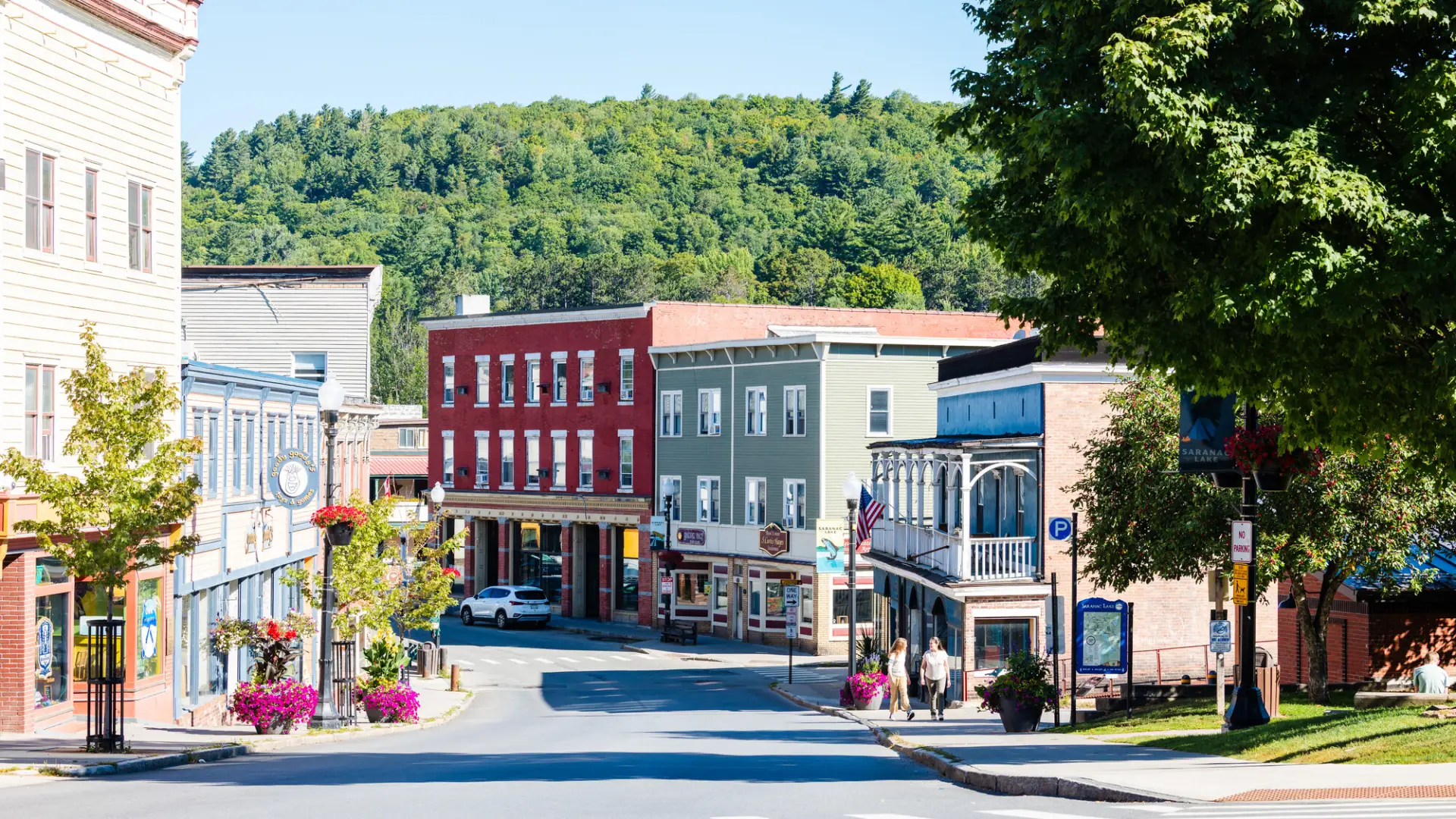 downtown saranac lake