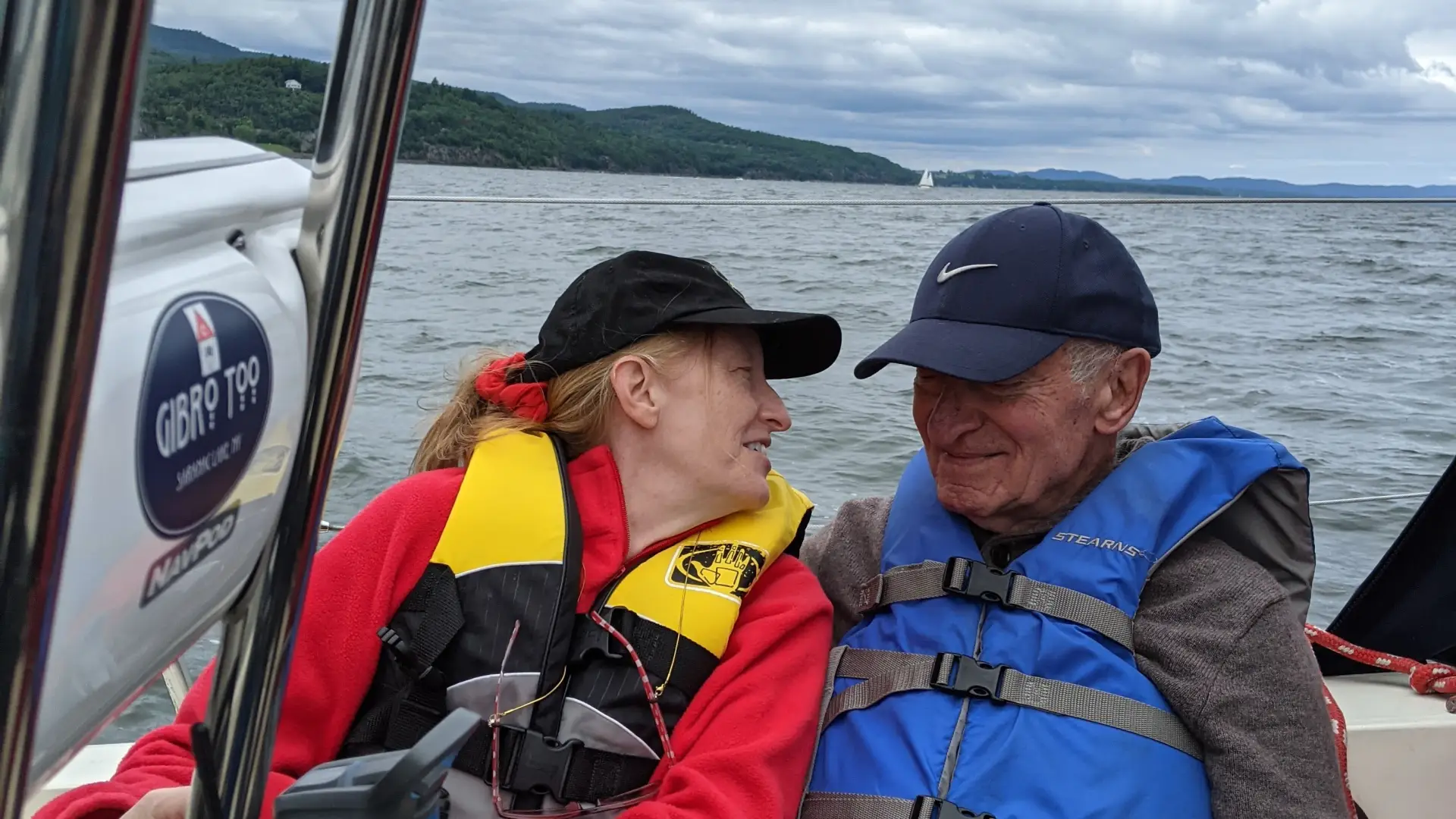 People on sailboat