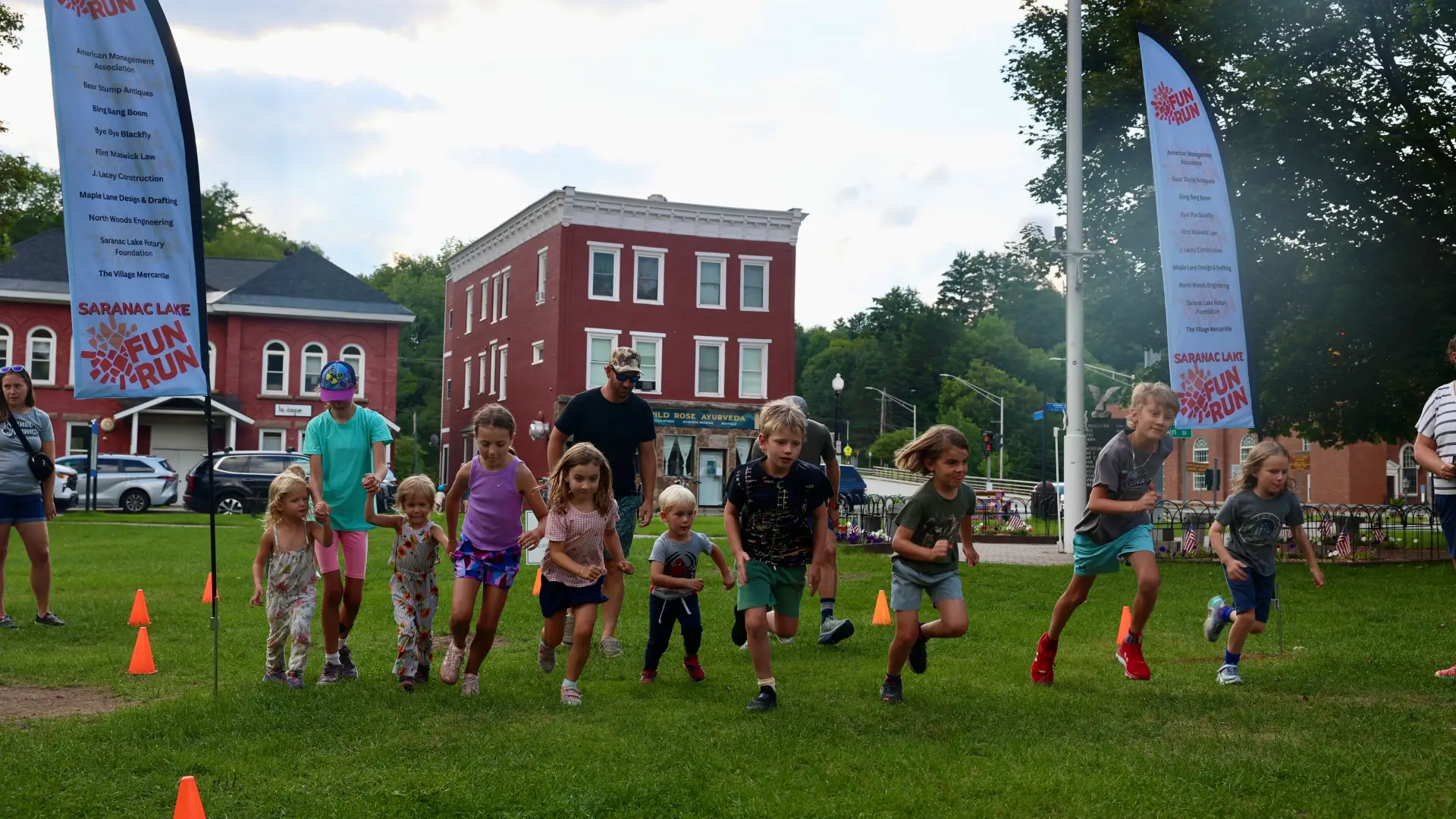 racers at the starting line