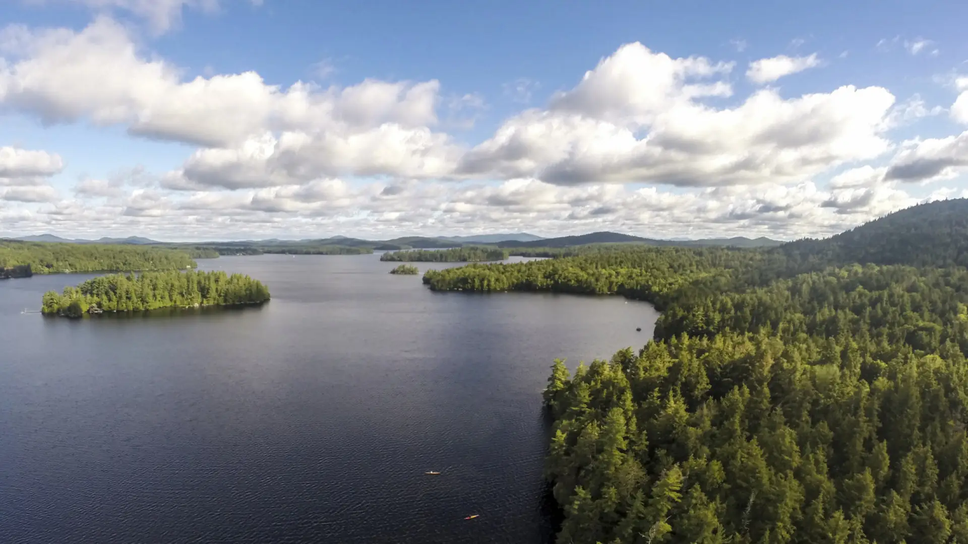 Upper Saranac Lake is the longest in the Saranac Chain, which offers lots of room to paddle in.