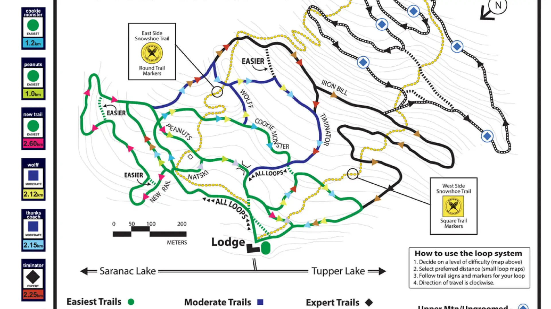 Dewey Mountain Trail Map