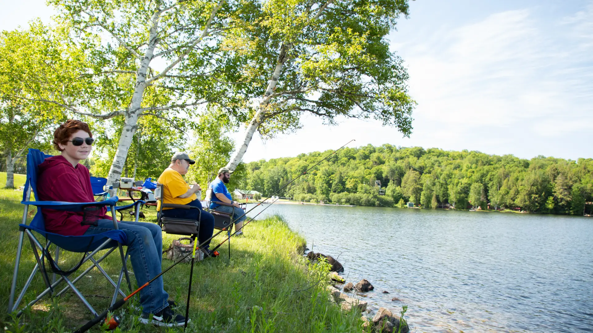 People fishing at Latour Park