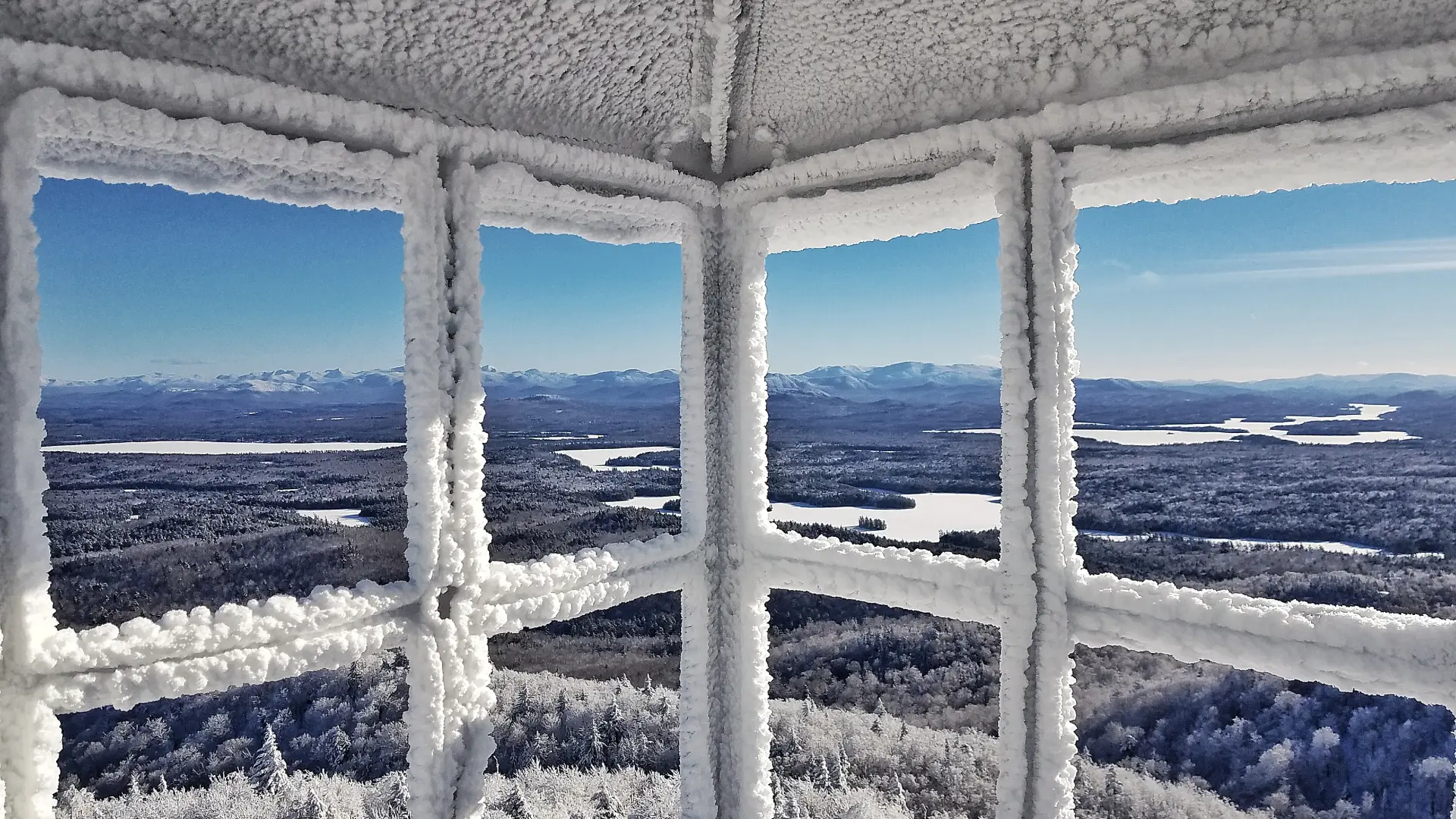 Winter from St Regis firetower