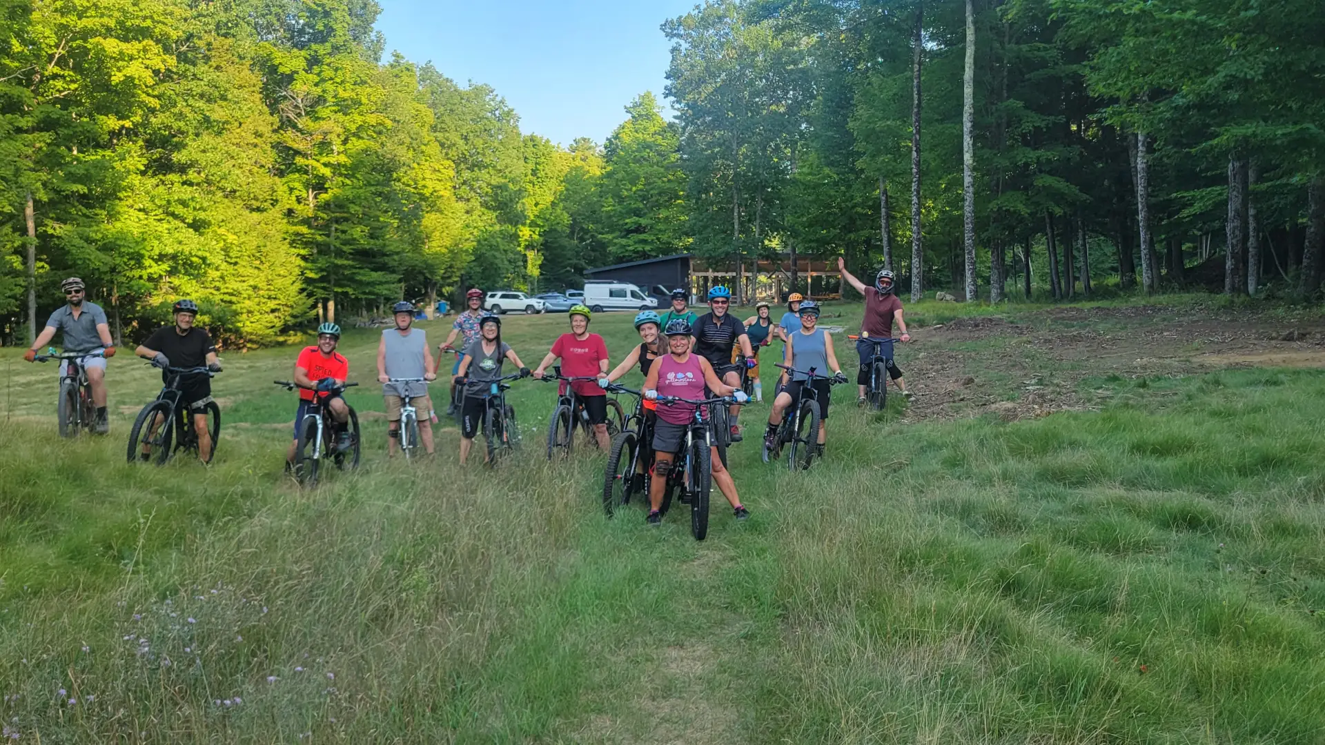 biking