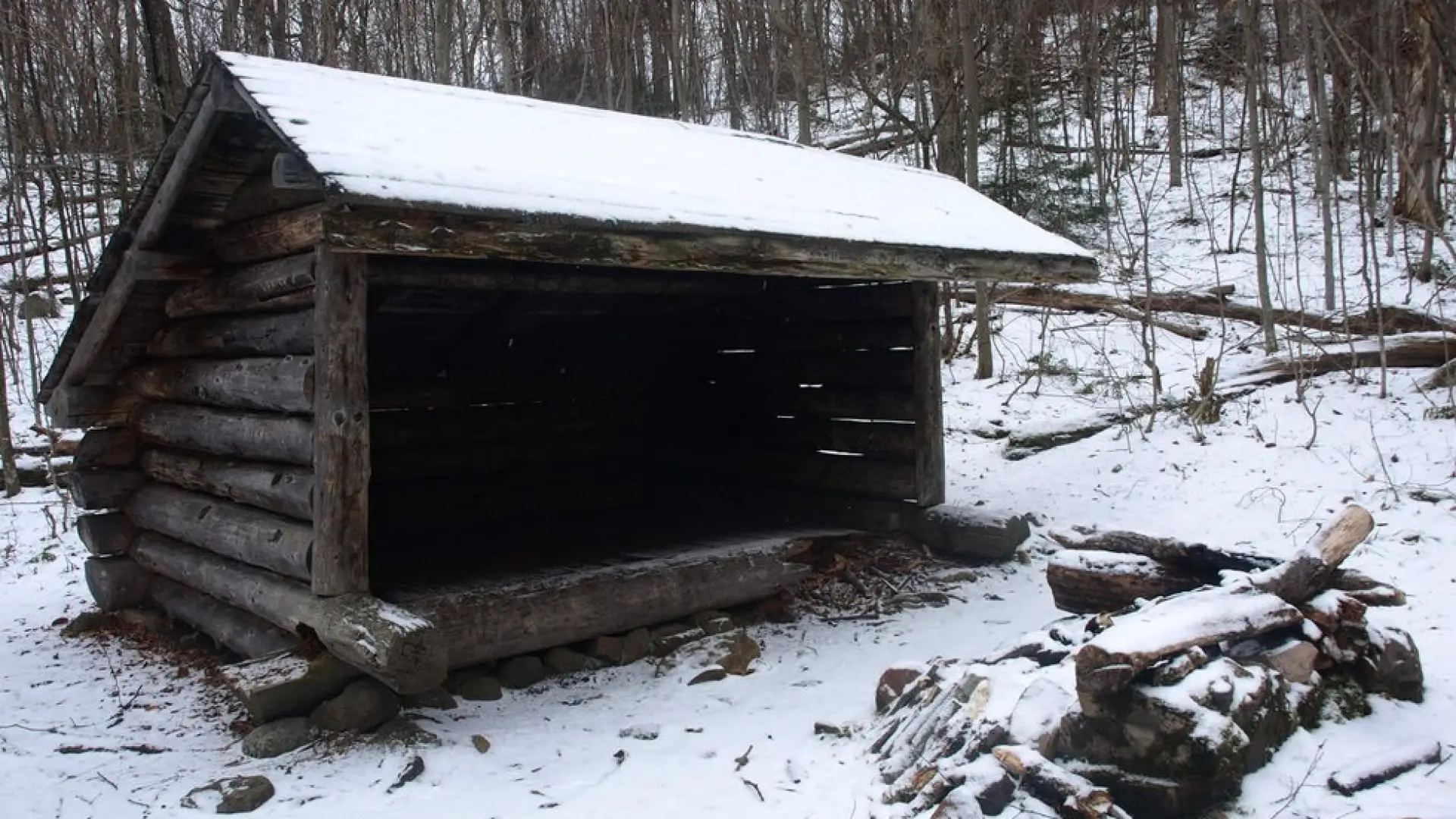This popular lean-to is a fine break spot to tackle the summit from.