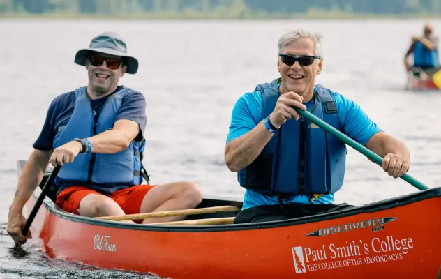 Canoeing in the Adirondacks.