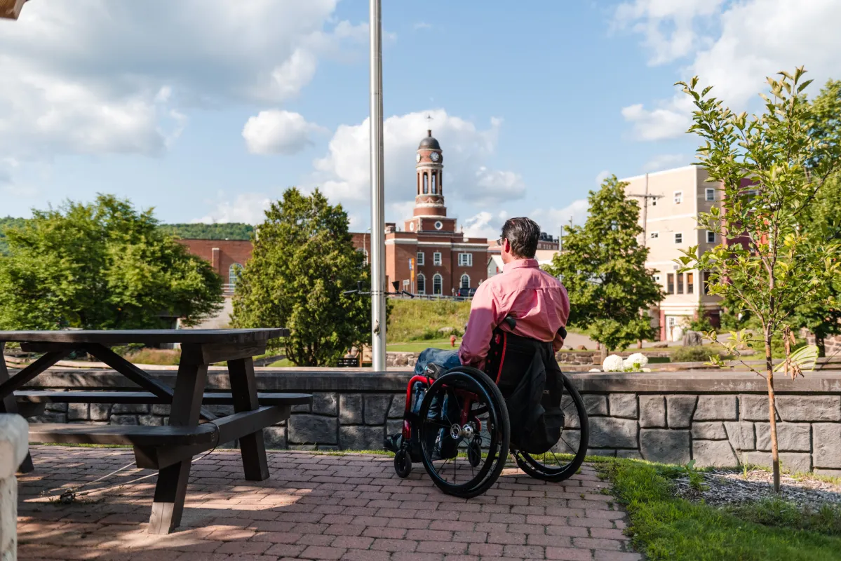 Accessible routes in Saranac Lake.