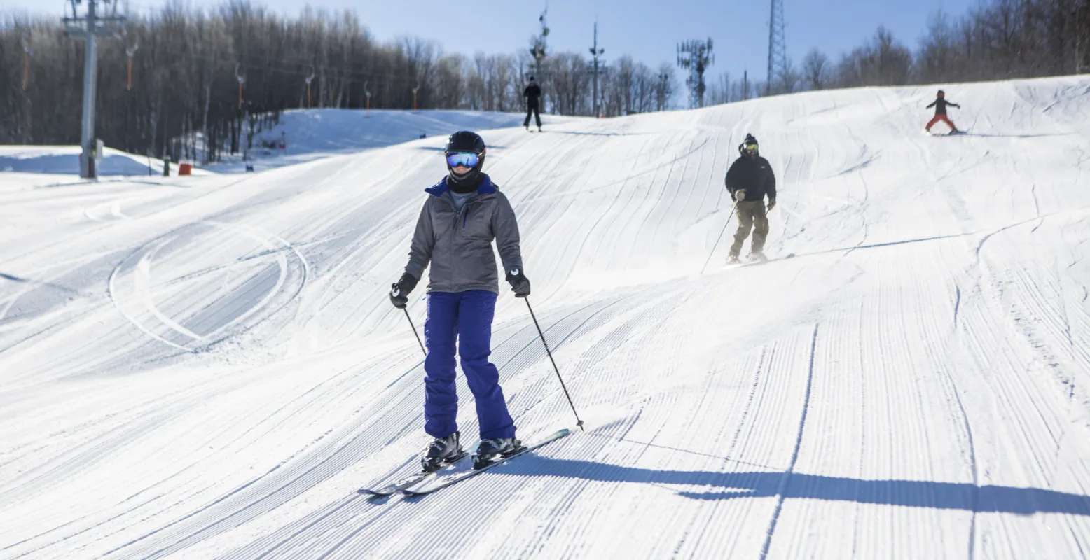 Skiing in Saranac Lake.