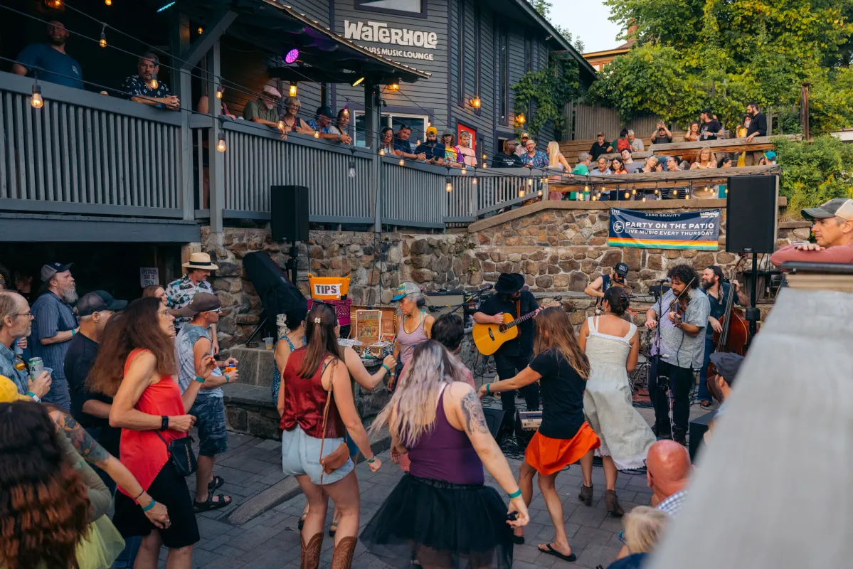 Partio in Saranac Lake.