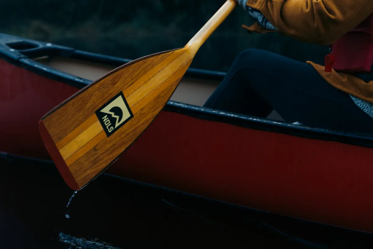 Paddling in Saranac Lake.