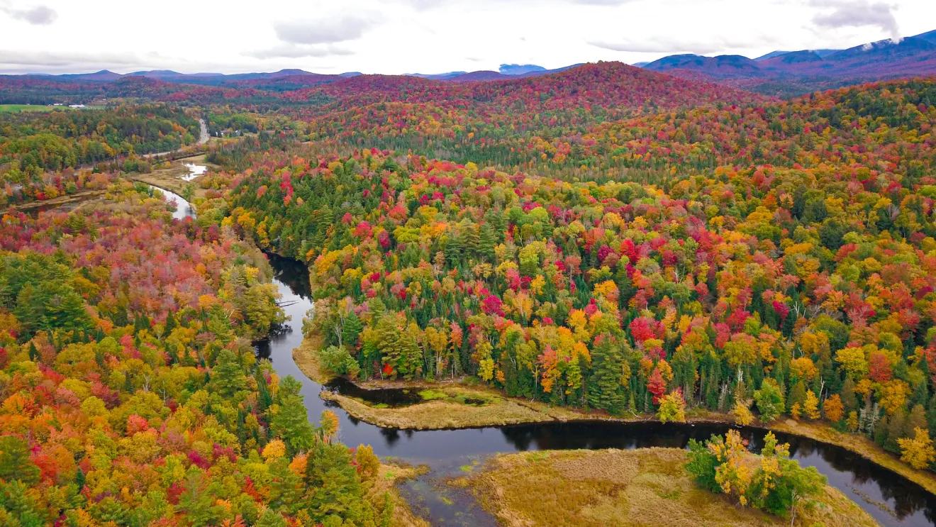 Fall views in Saranac Lake.