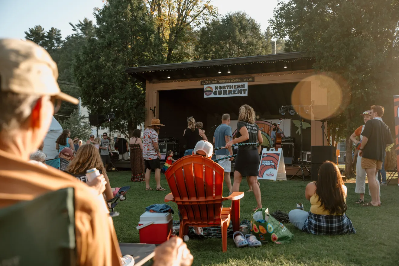 Live music in Saranac Lake.