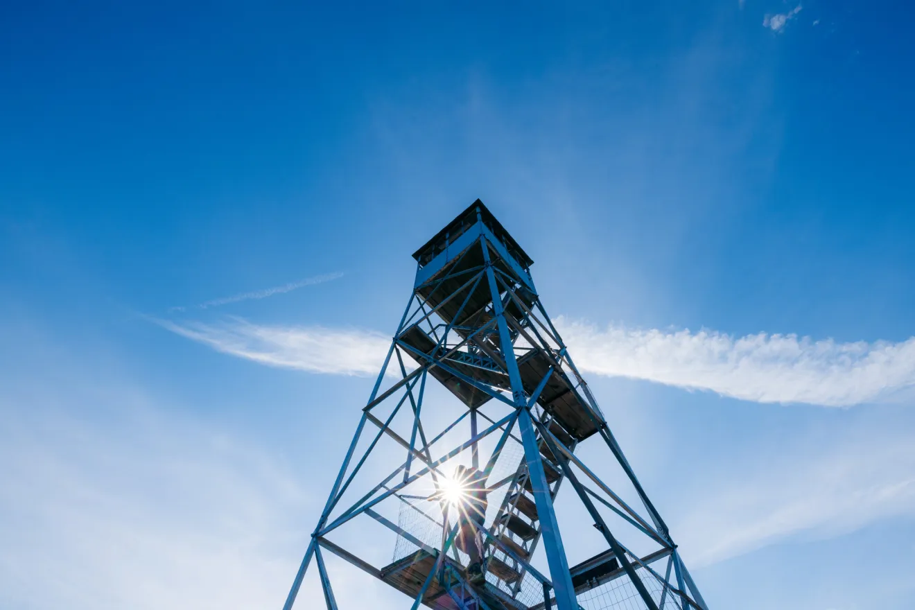 The St. Regis Fire Tower.
