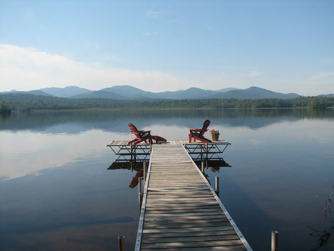 Views of Oseetah Lake.