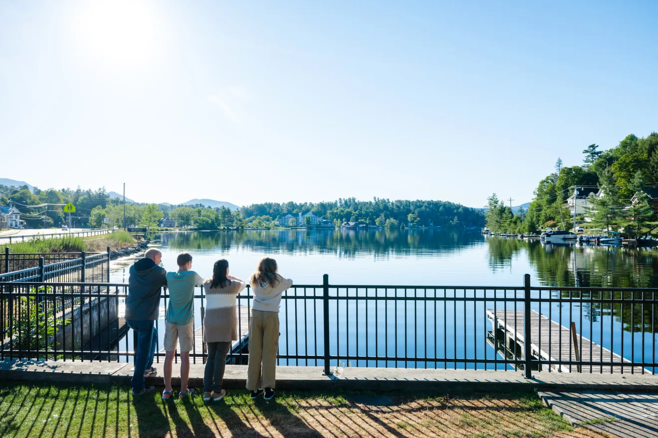 Riverside Park in Saranac Lake.