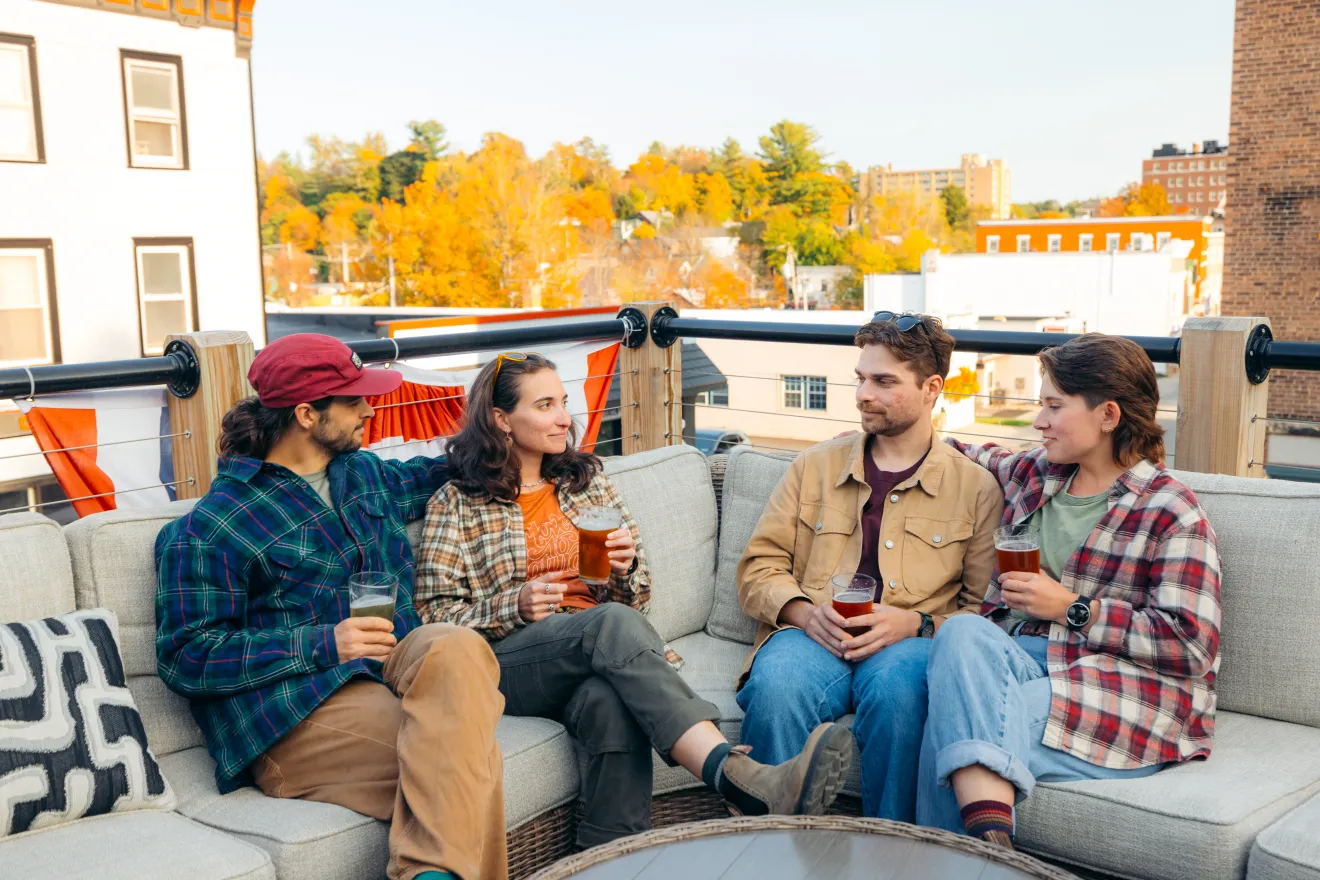 Drinks in the fall.