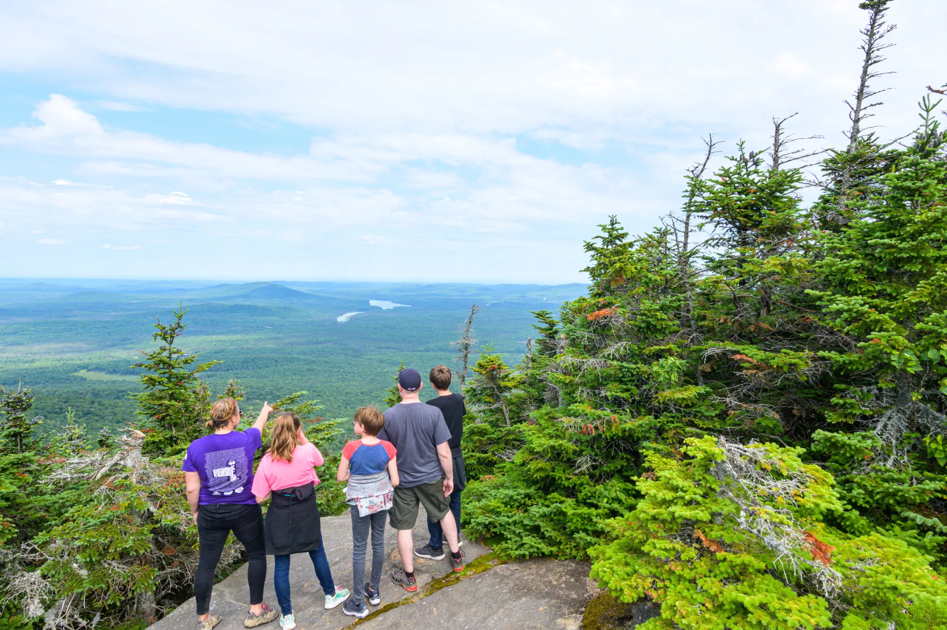 Debar Mountain is a hike near a popular lake and campground.