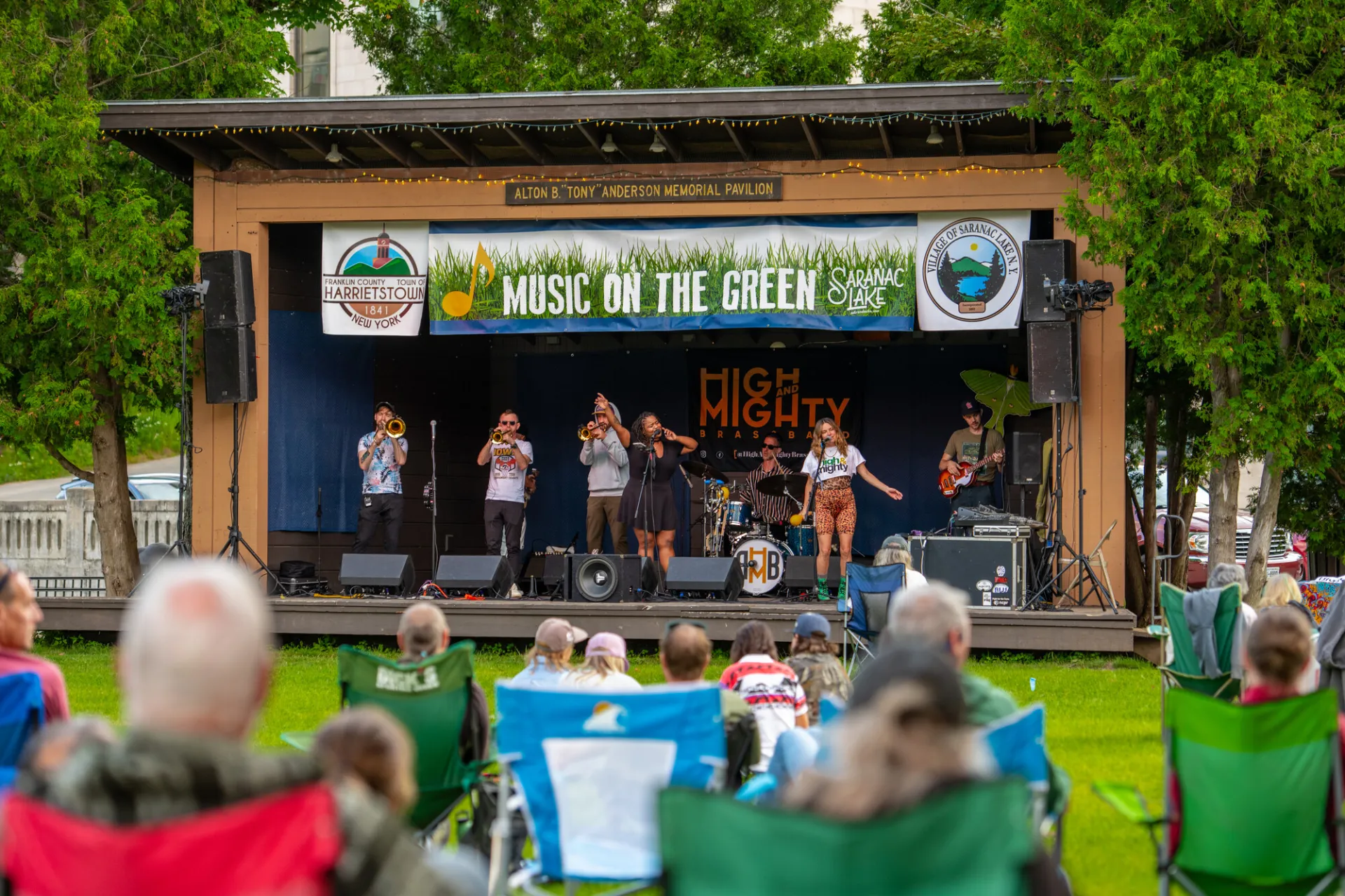 Live music in Saranac Lake.