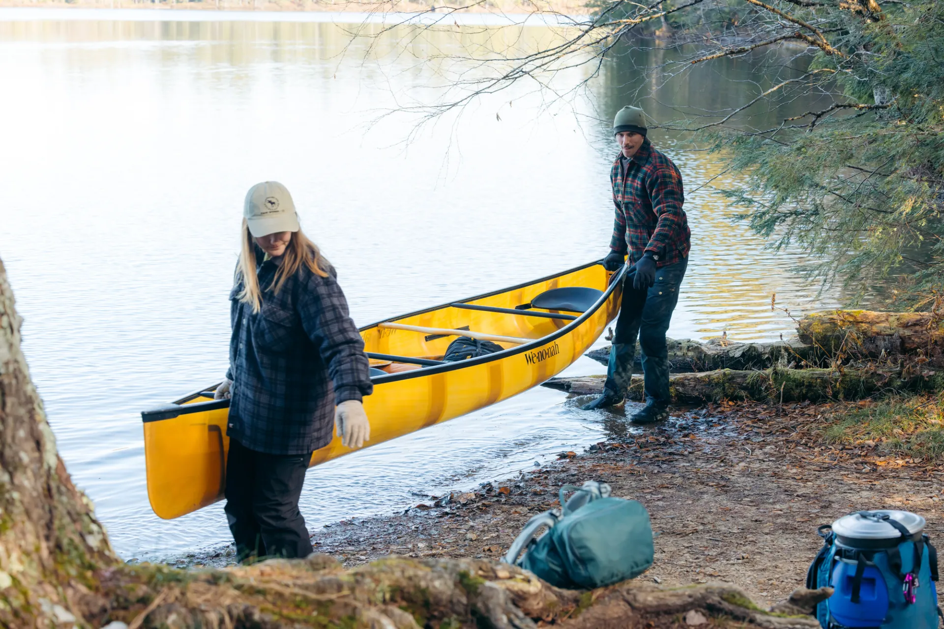 Fall paddling.