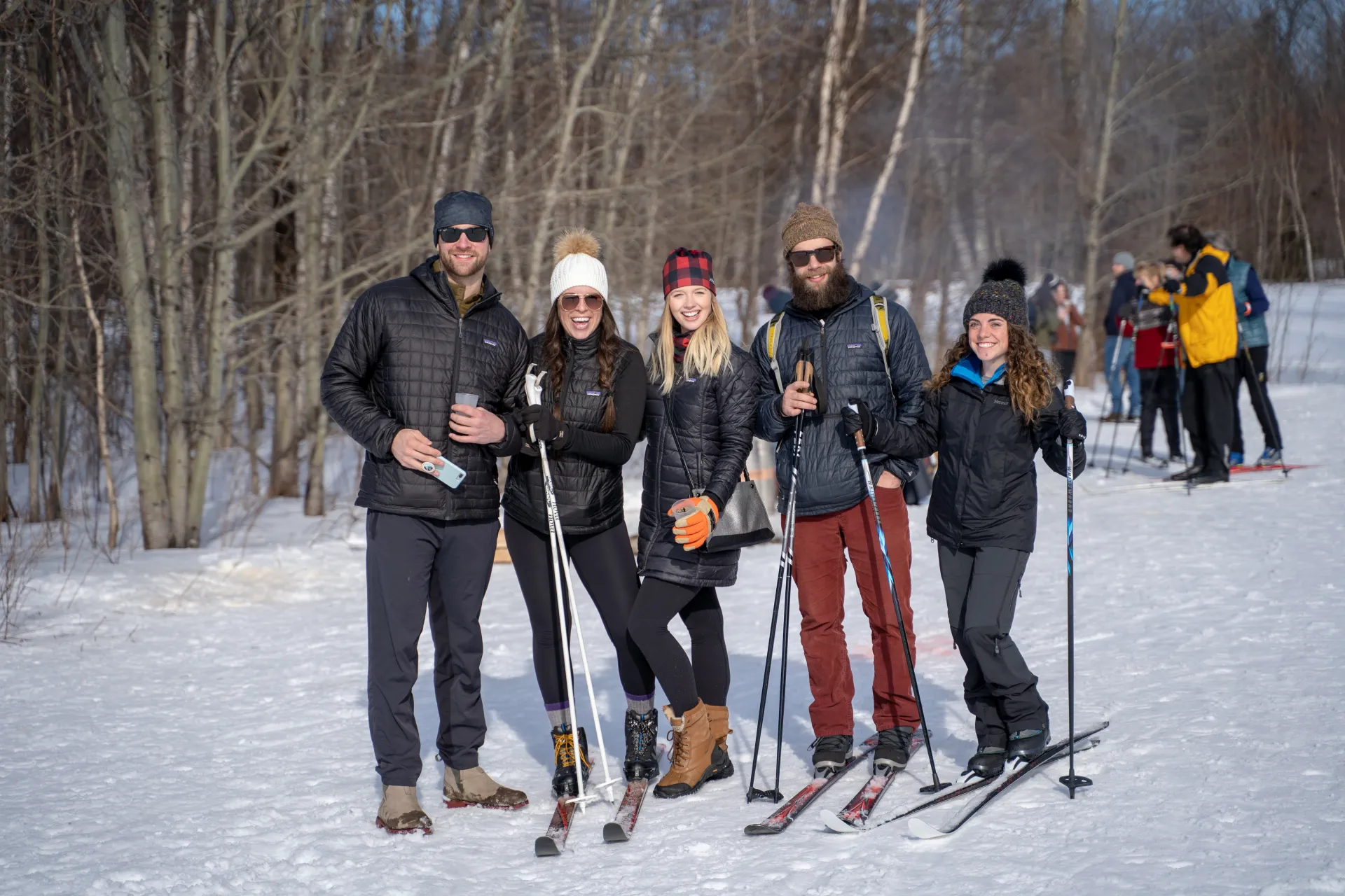 Group of skiiers 