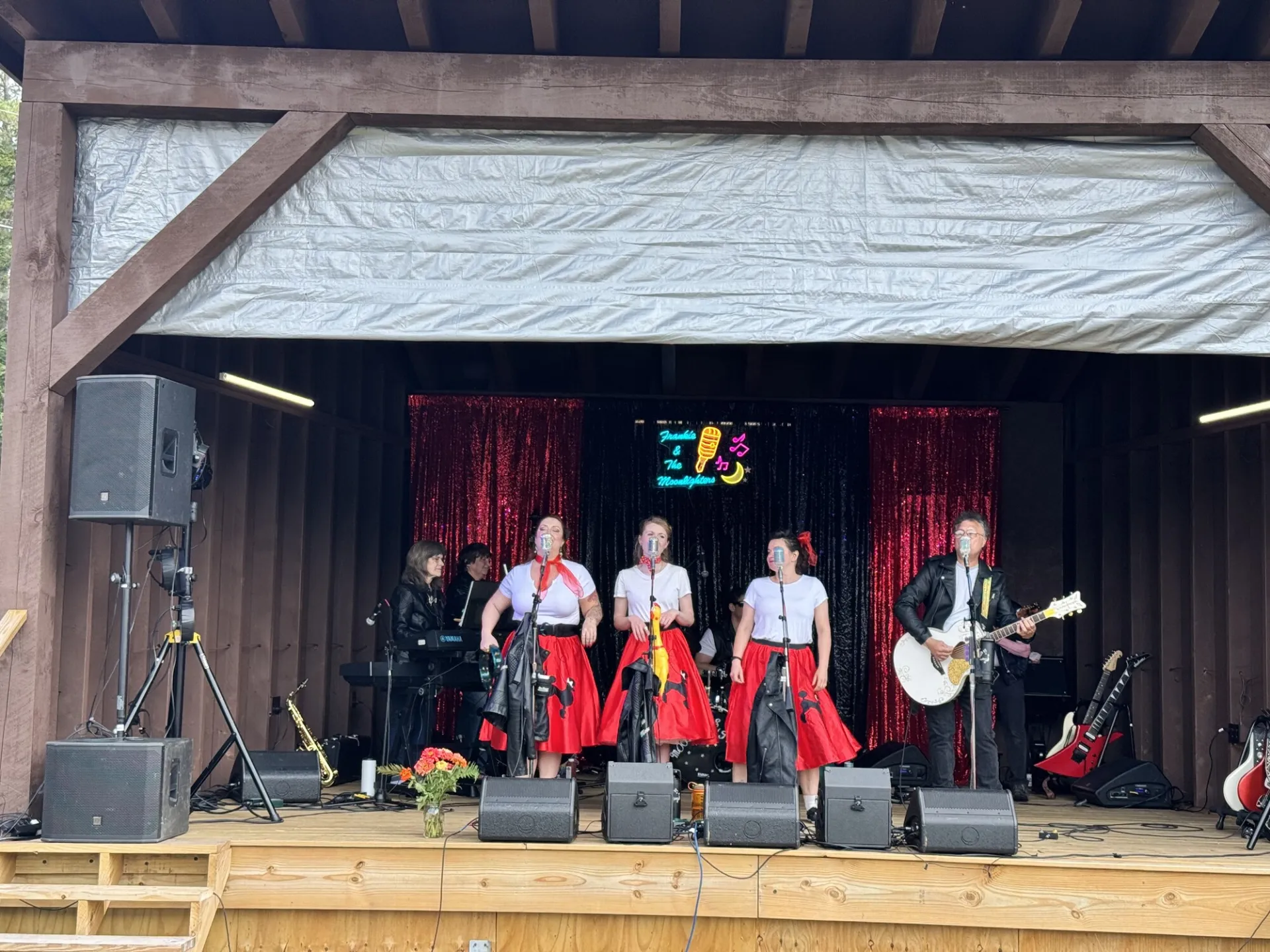 music on the stage
