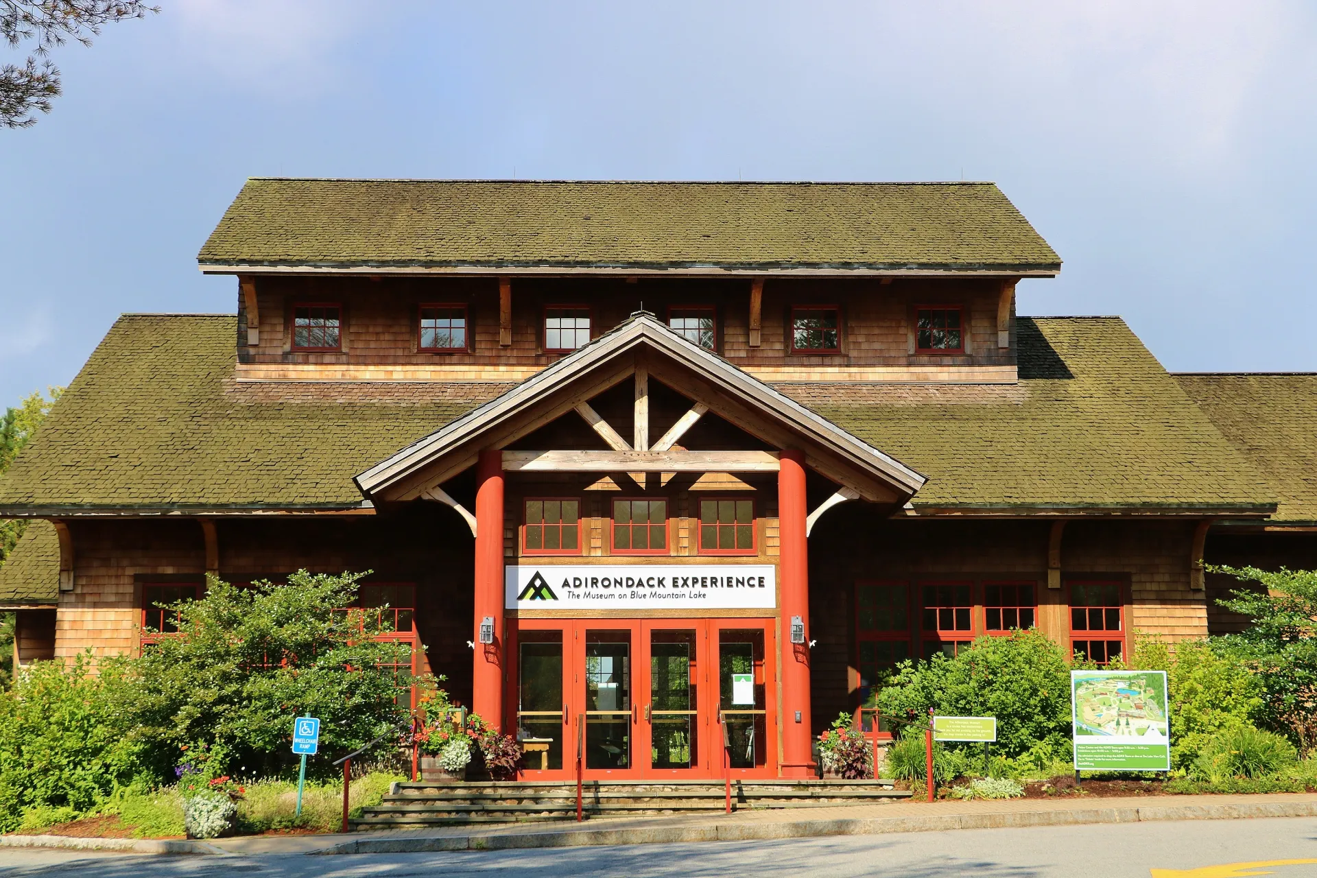 Front of museum