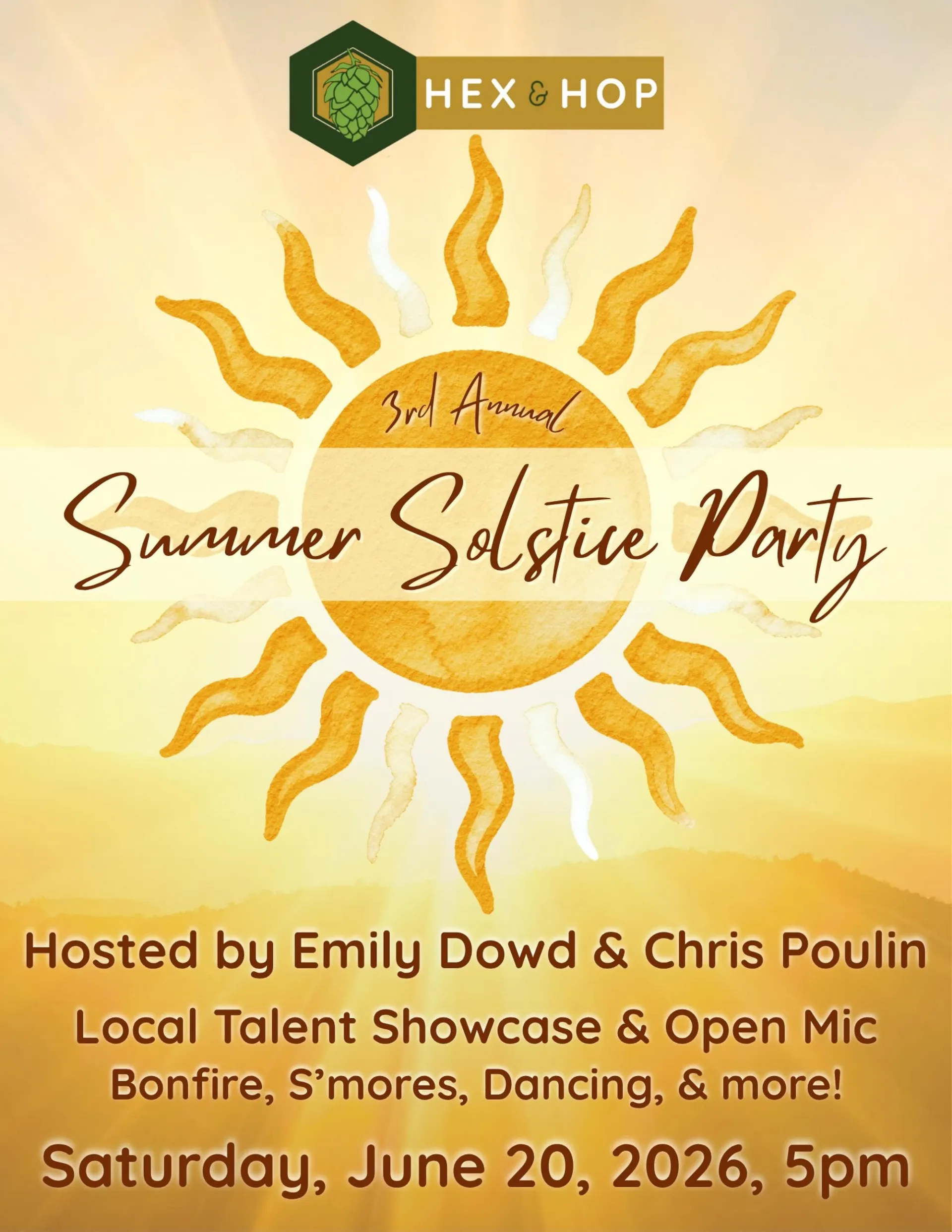 Summer Solstice party at Hex & Hop