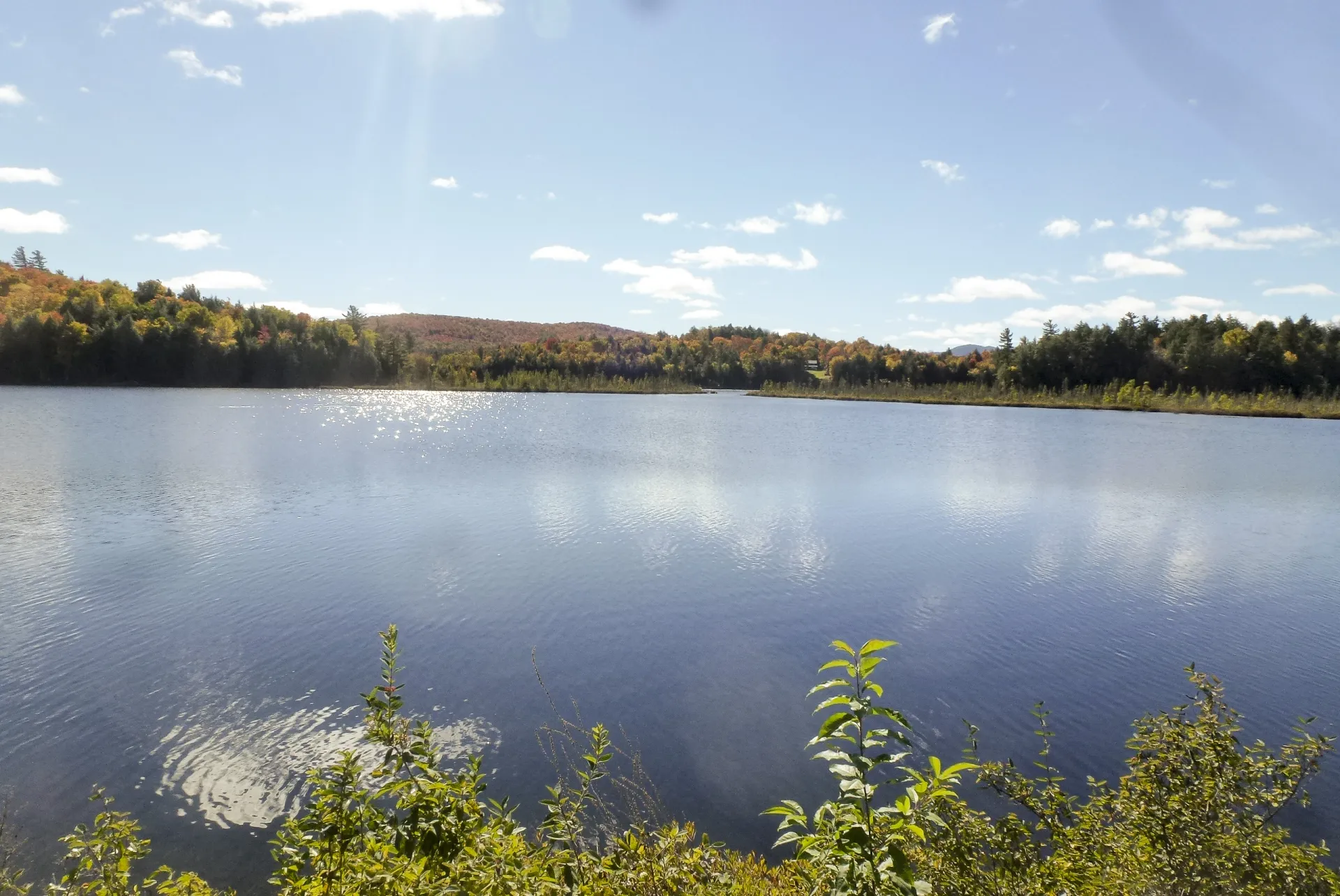 Lake Clear has much shoreline to explore.