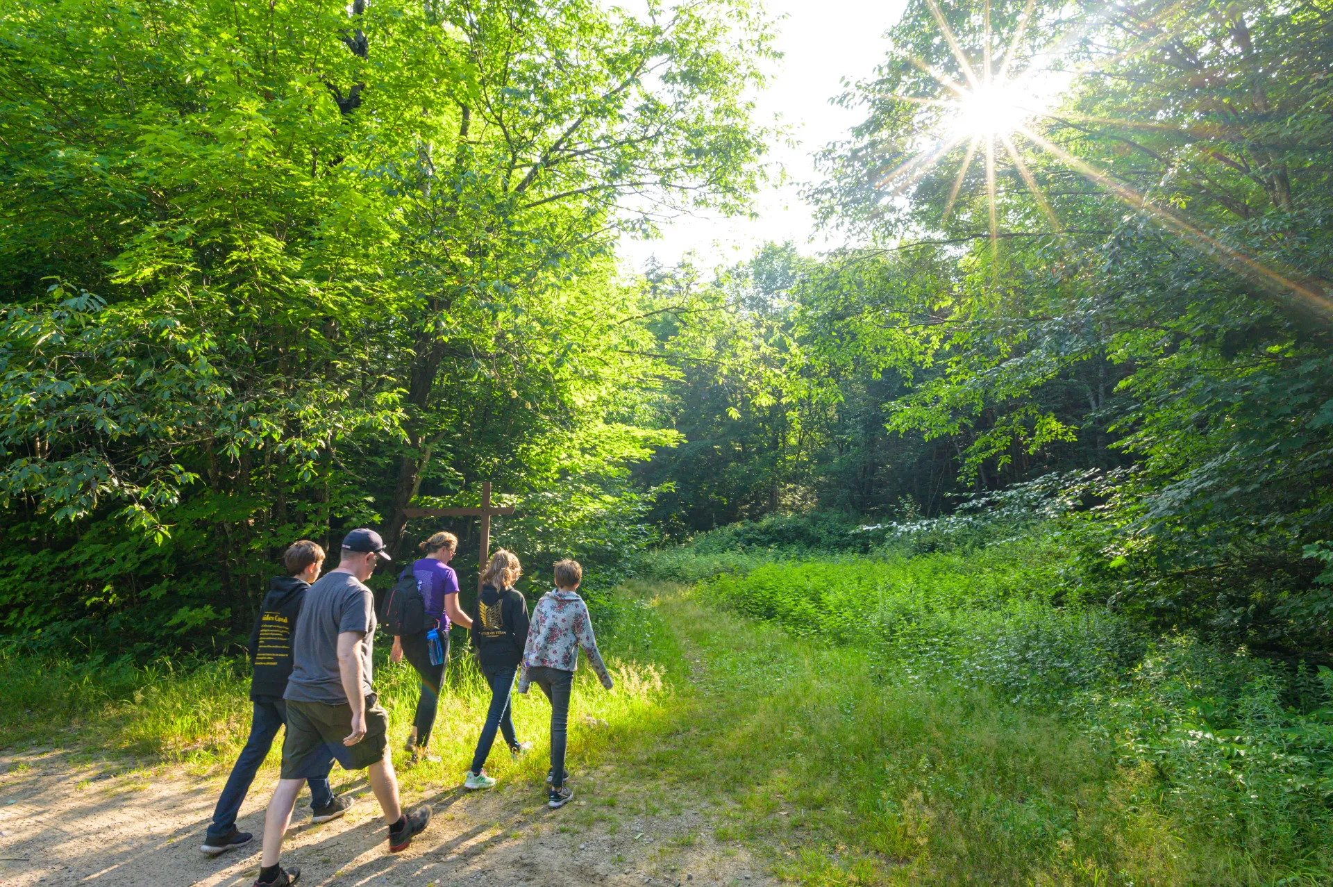 The first leg of the hiking trail is suitable for all skill levels.