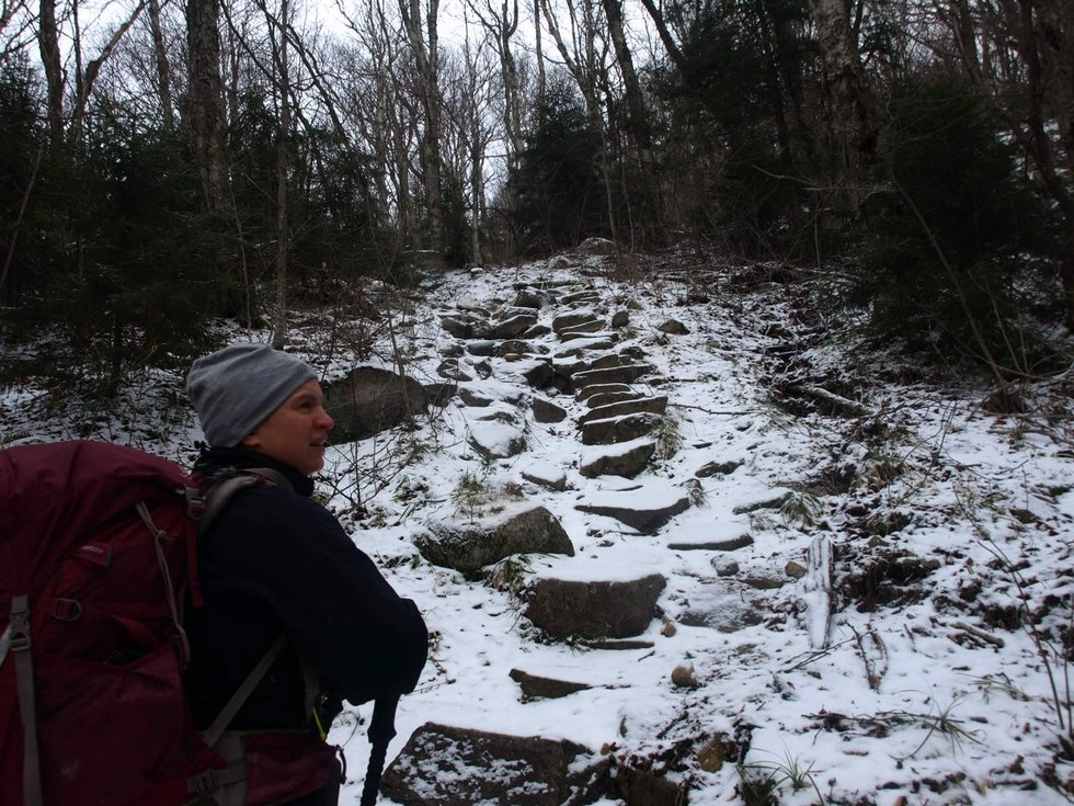 These stones will help negotiating the climbs.