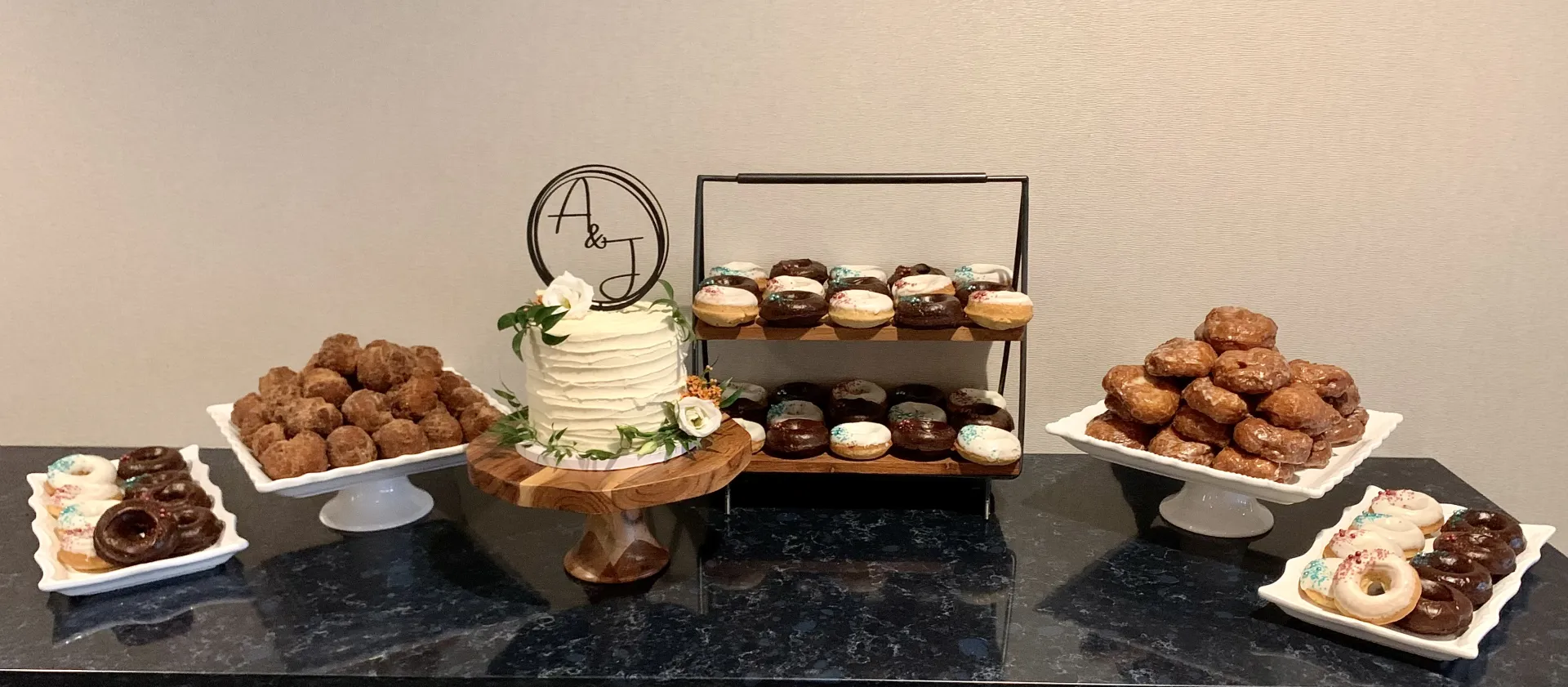 Cakes, cookies and cupcakes on display