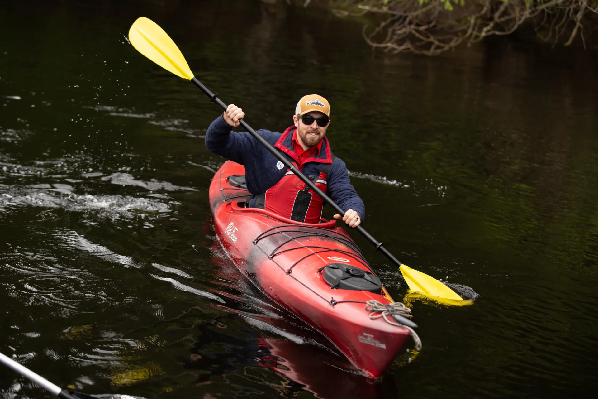 Paddling in the St Regis Canoe Area