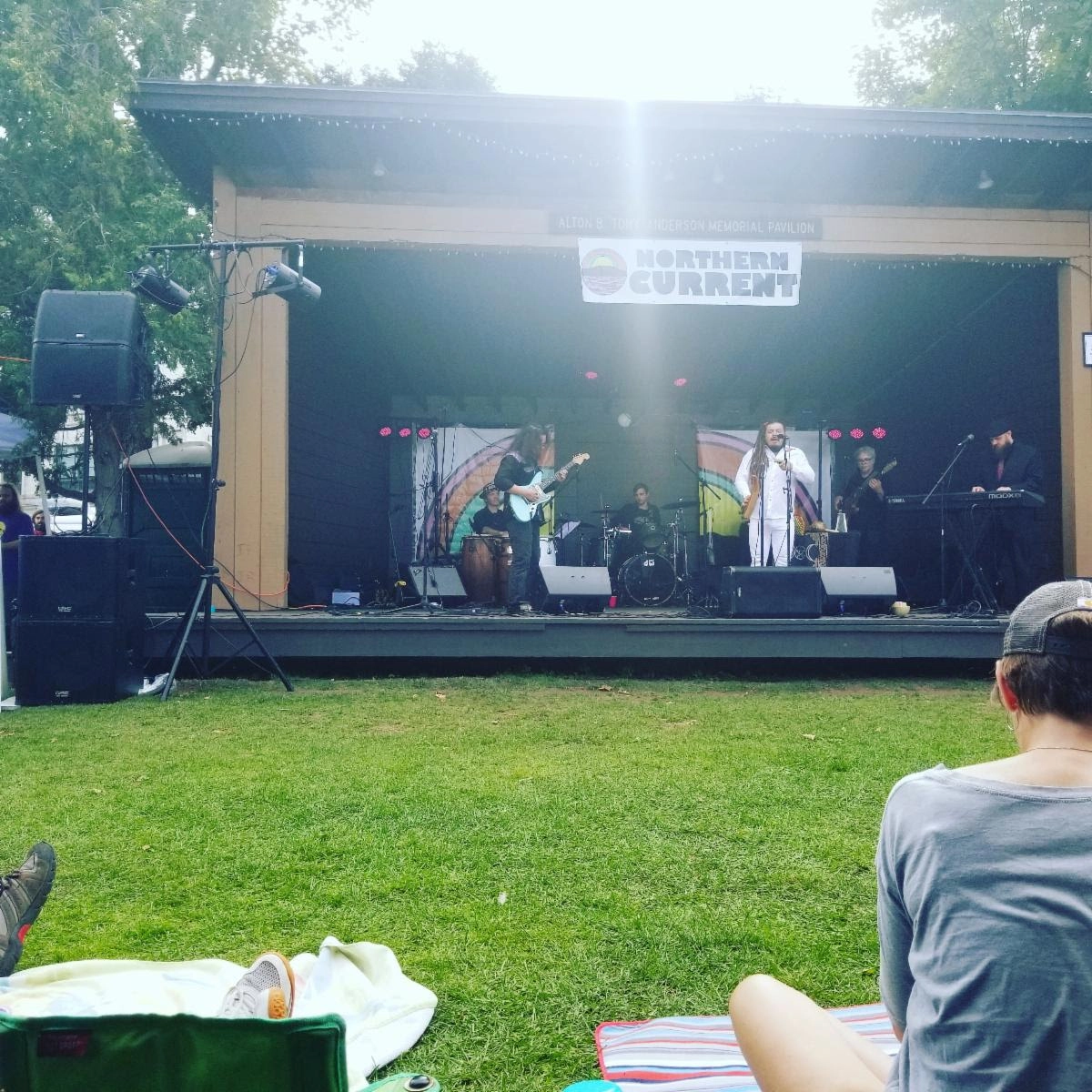 Bands are often featured at the bandshell in Riverside Park.