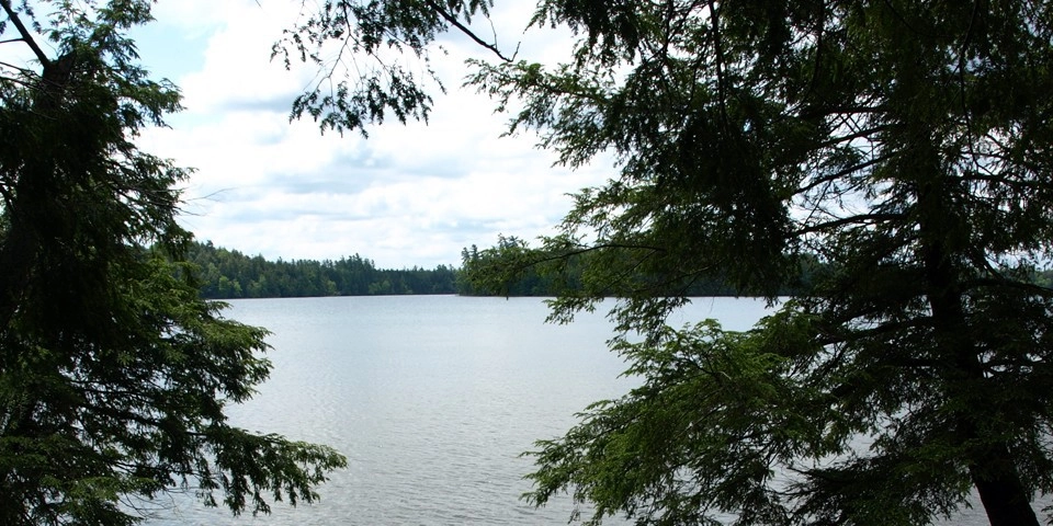 Round Pond seen from the shoreline
