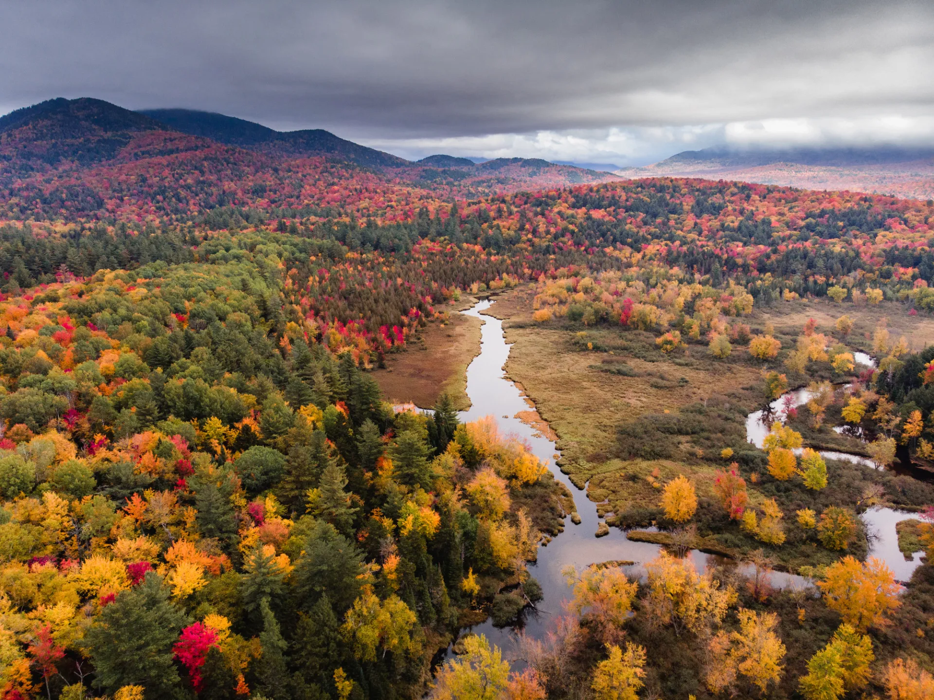 Fall in Saranac Lake.