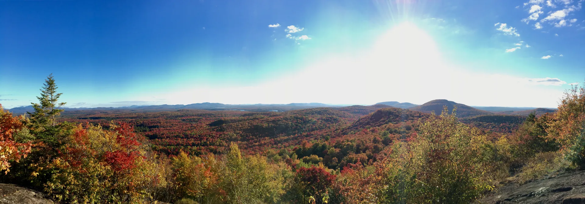 Floodwood Mountain is a fine choice for fall color.