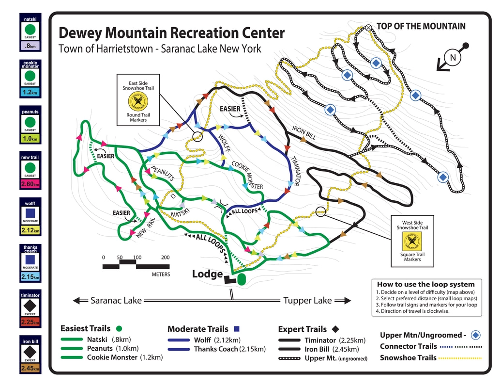 Dewey Mountain Trail Map