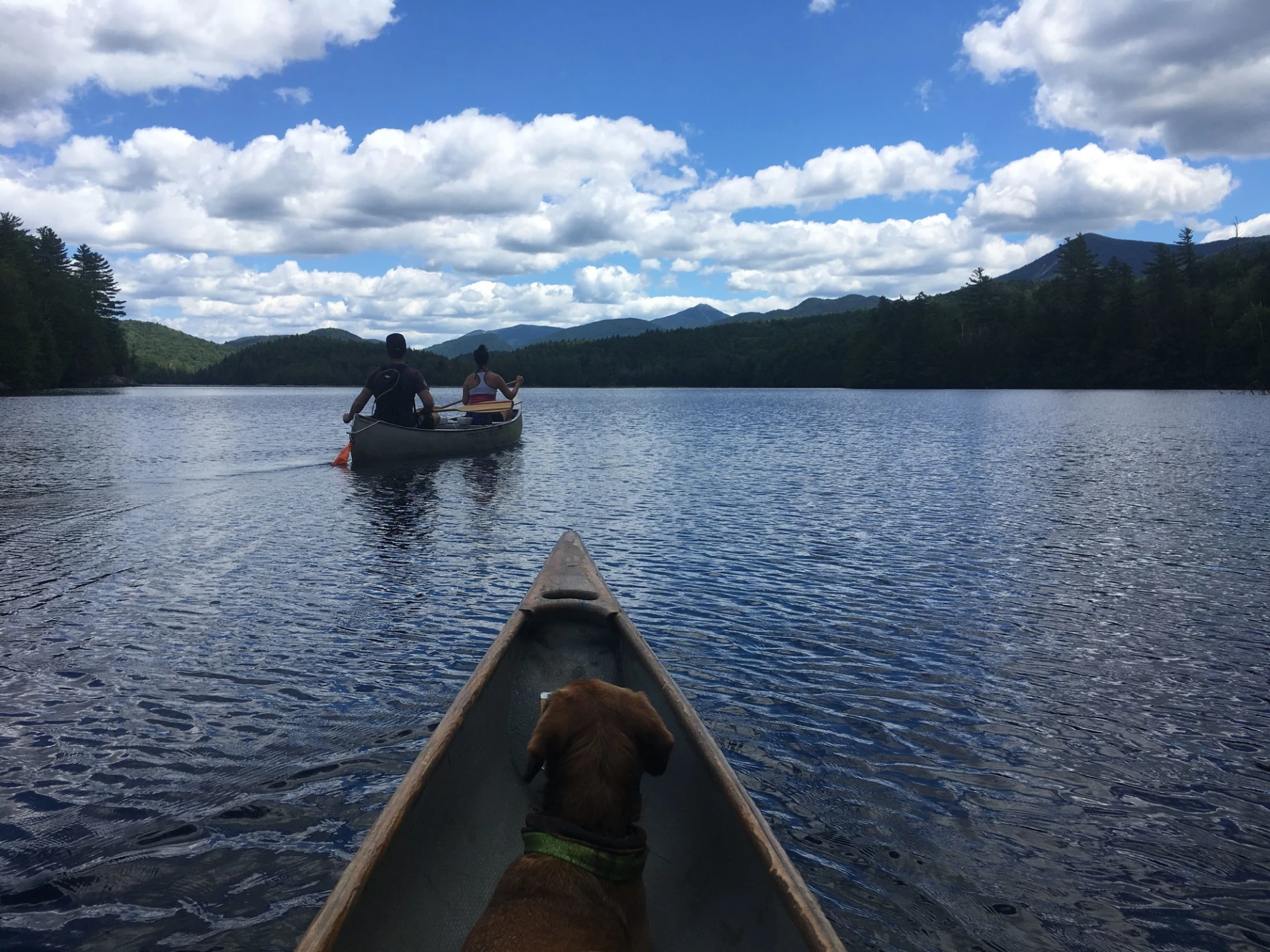 Paddling on Moose Pond
