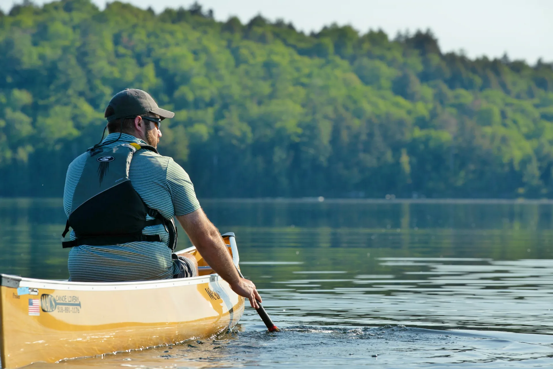 Little Clear is a great place to hear loons at dawn and dusk.