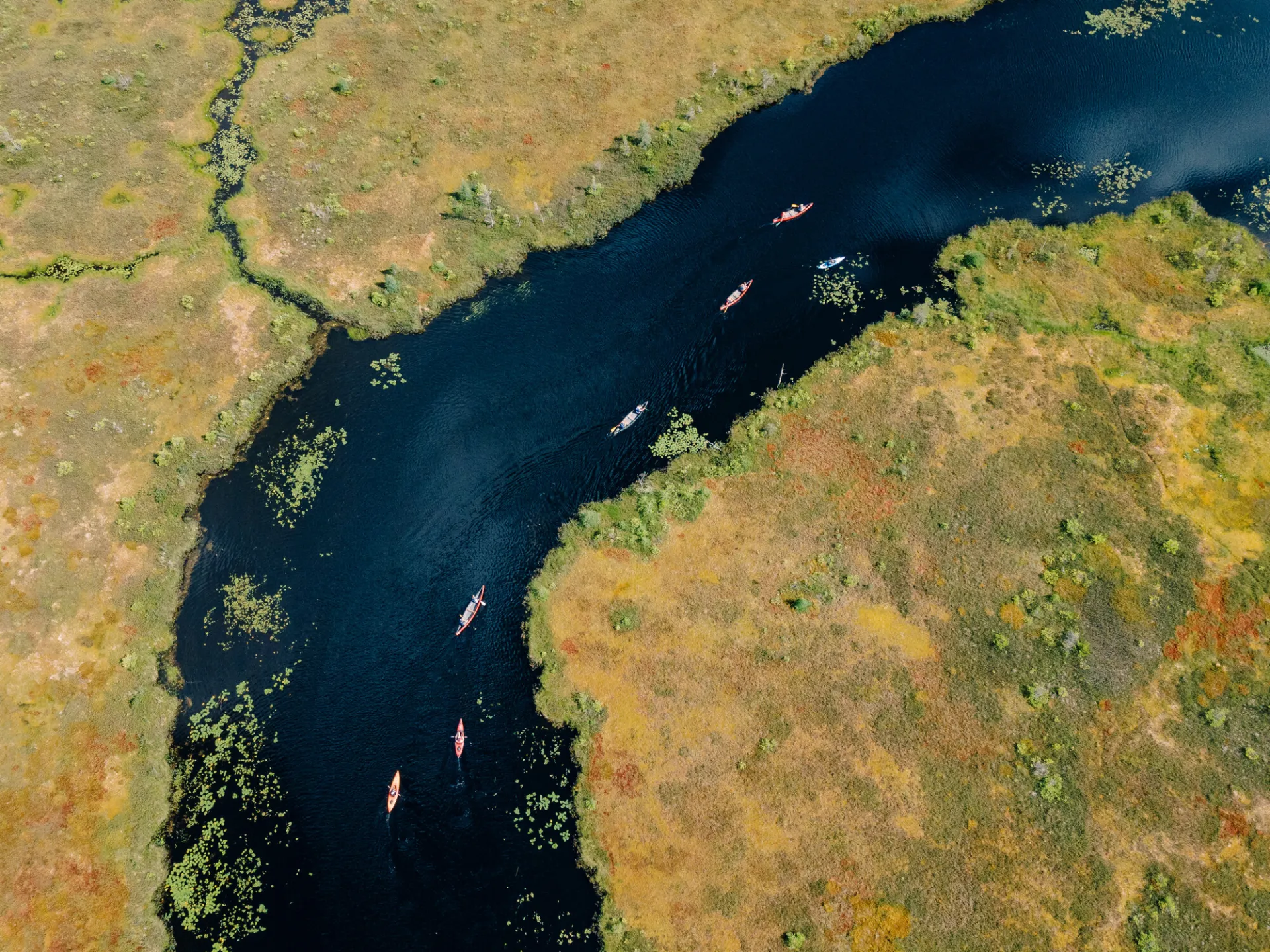 Spring paddling in the Adirondacks.