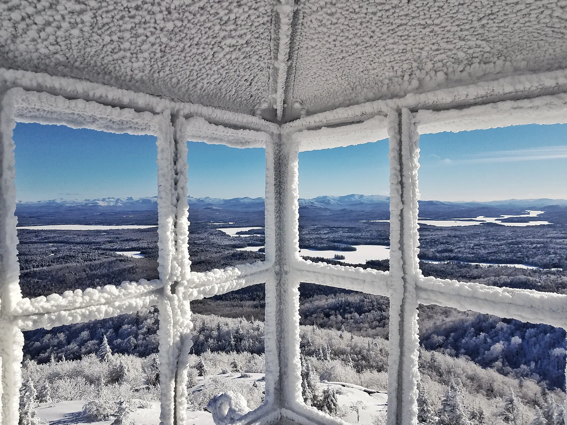 Winter from St Regis firetower
